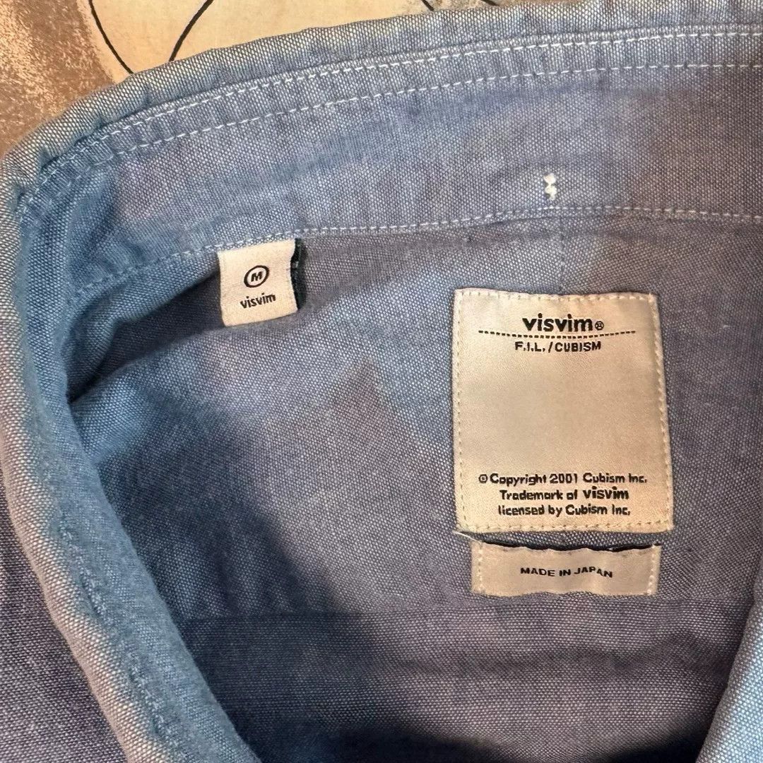 Visvim Visvim Blue Striped Movie Shirt Size US M / EU 48-50 / 2 - 4 Thumbnail