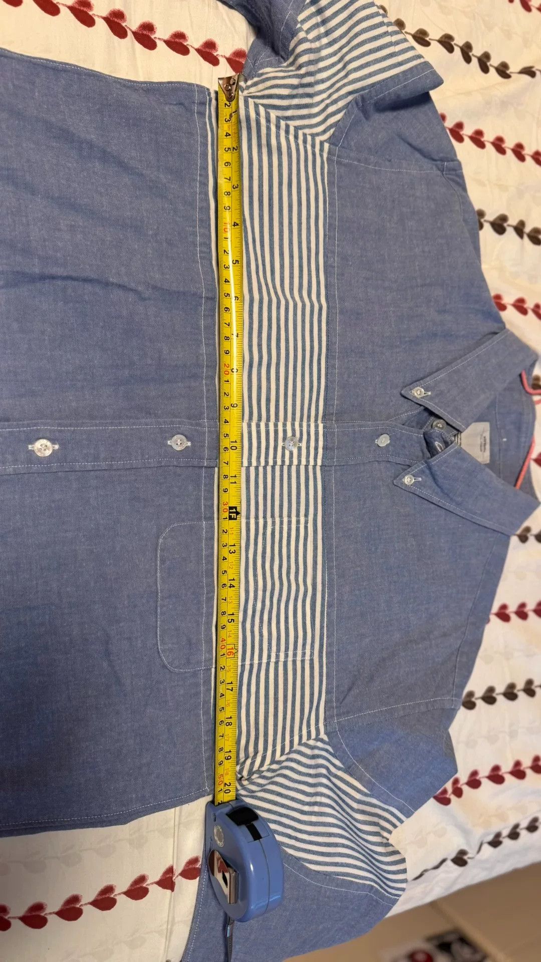 Visvim Visvim Blue Striped Movie Shirt Size US M / EU 48-50 / 2 - 6 Thumbnail
