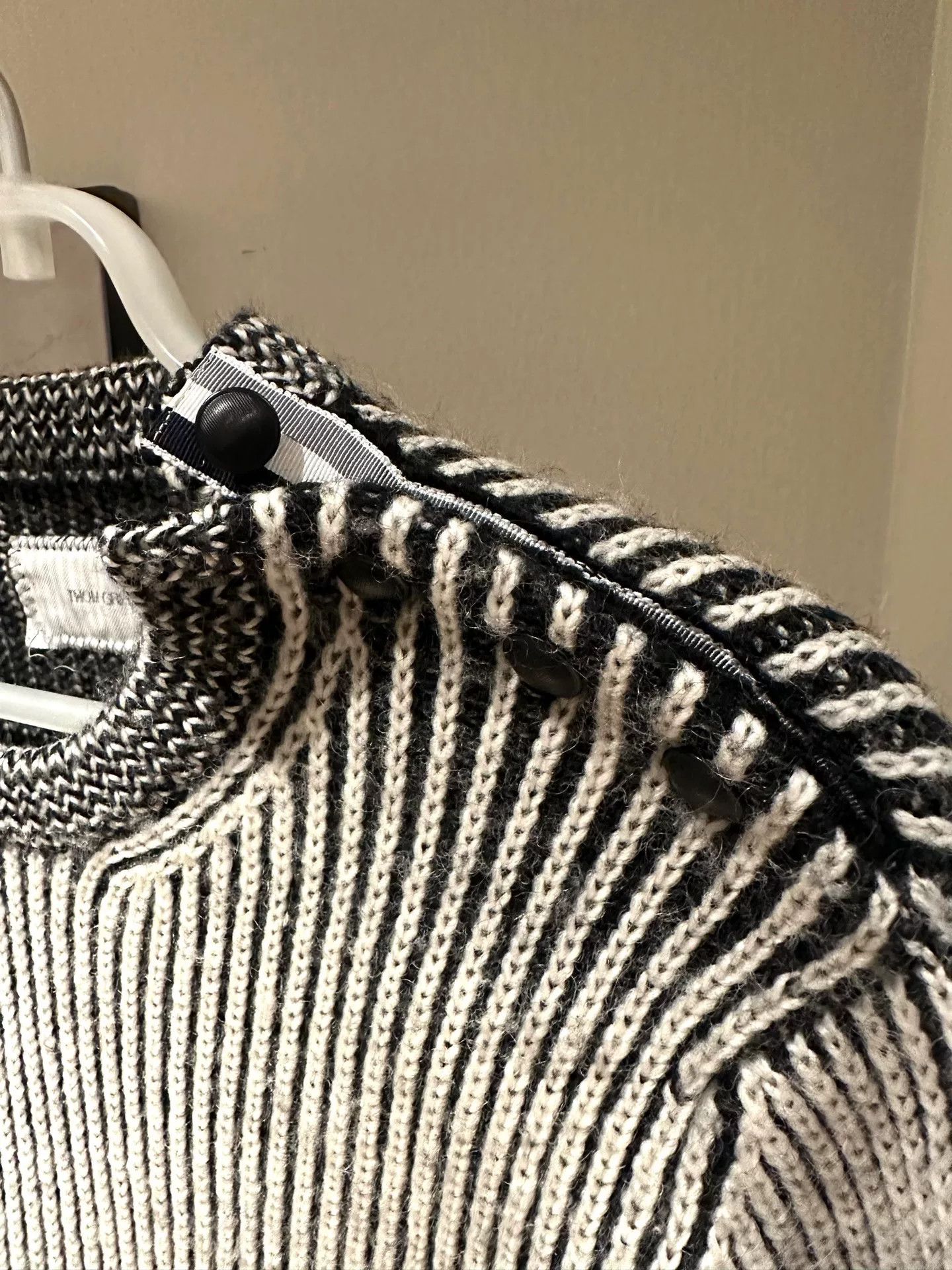 Thom Browne Thom Browne Thom Grey Wool Sweater Size US M / EU 48-50 / 2 - 8 Thumbnail