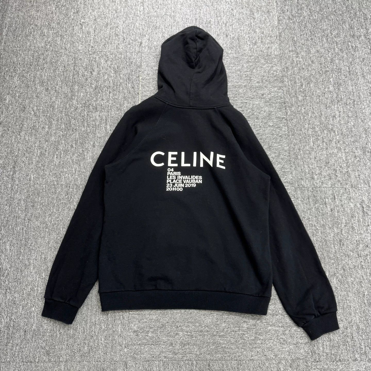 Celine Celine Logo Print Hoodie Size US L / EU 52-54 / 3 - 5 Thumbnail