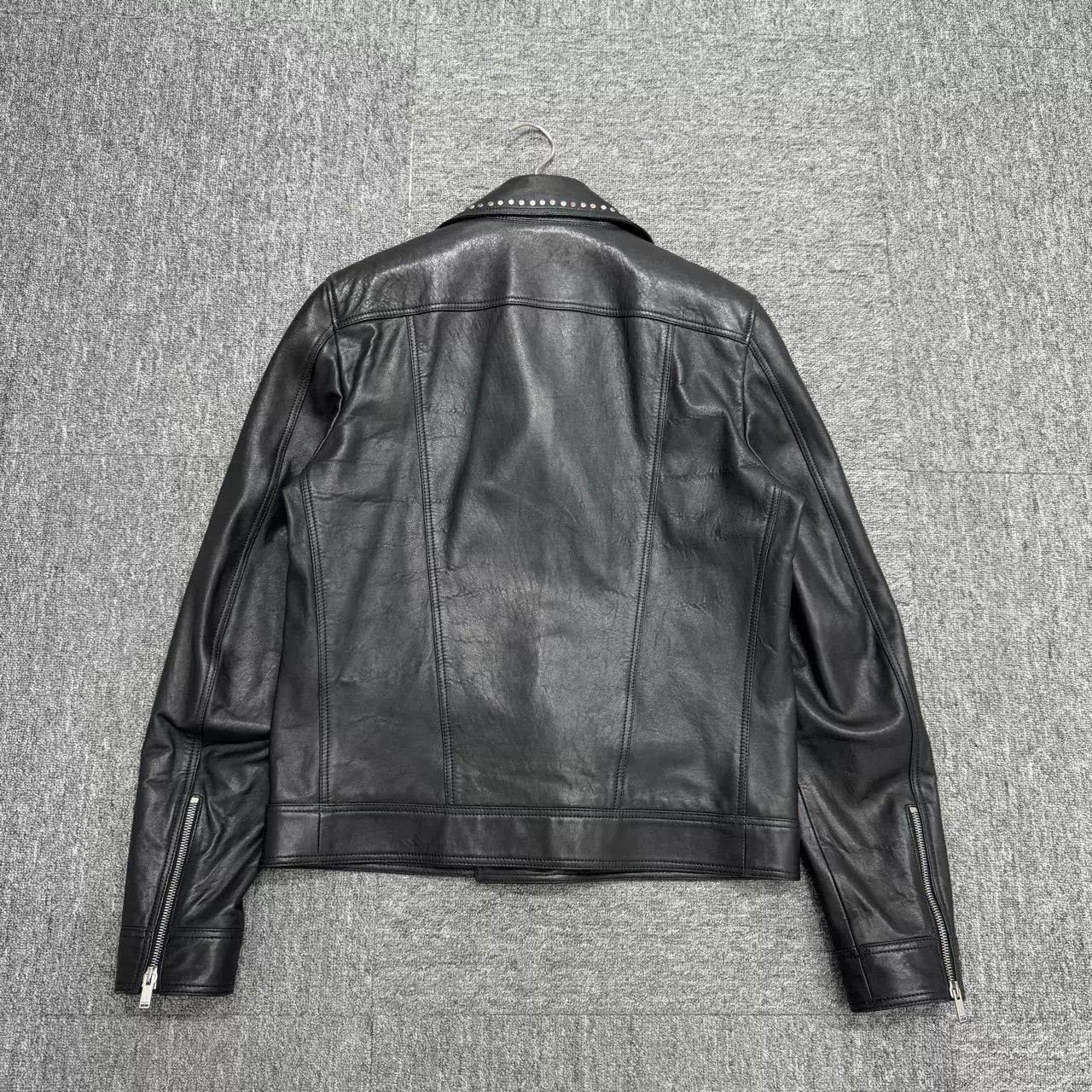 Saint Laurent Paris SLP Logo Rivet Sheepskin Moto Jacket Size US M / EU 48-50 / 2 - 5 Thumbnail