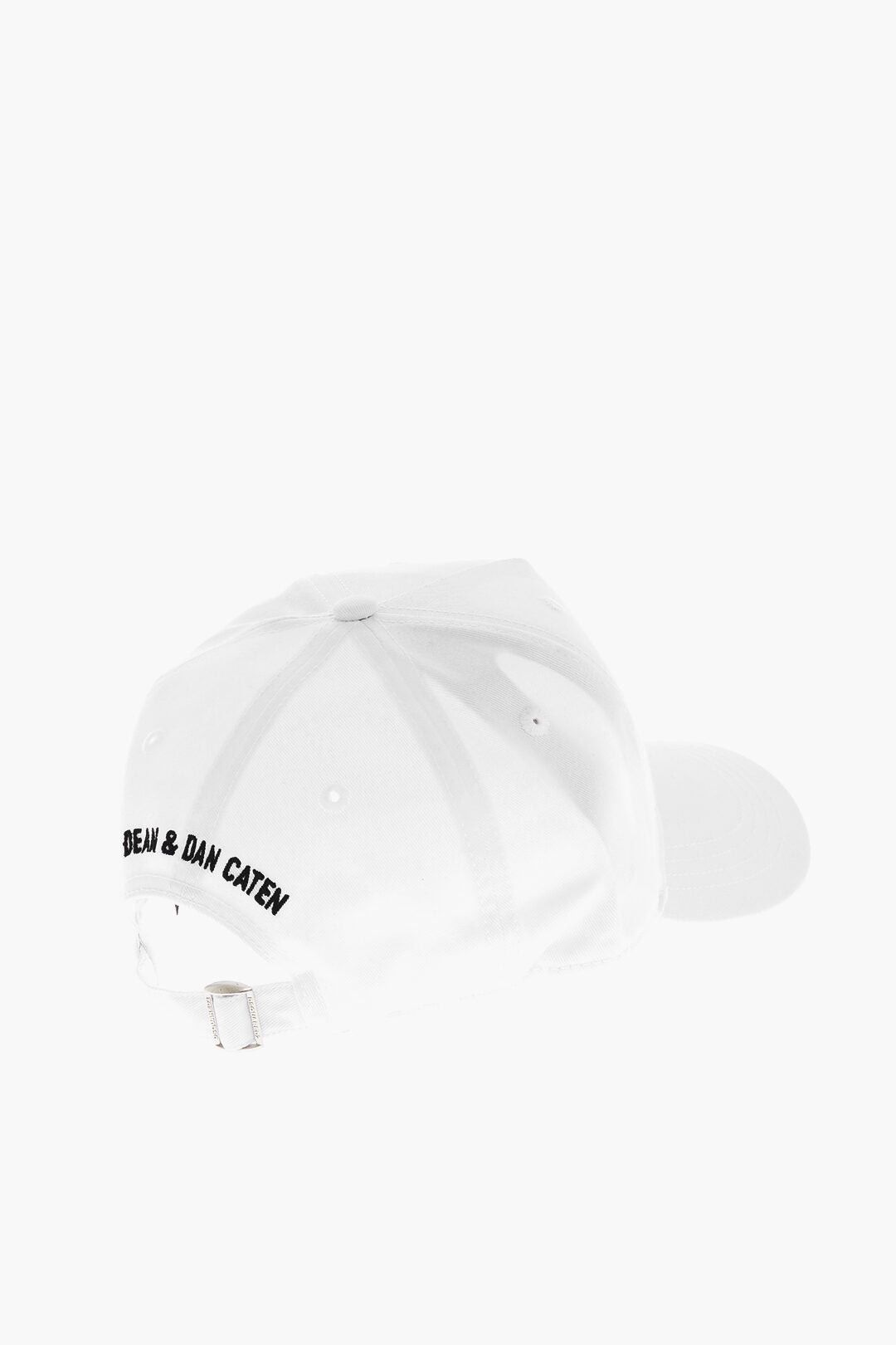 Dsquared2 ICON Cotton Gabardine Baseball Cap with Embossed Details Size ONE SIZE - 3 Thumbnail