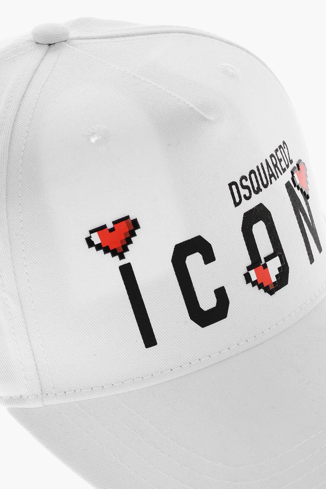 Dsquared2 ICON Cotton Gabardine Baseball Cap with Embossed Details Size ONE SIZE - 2 Thumbnail