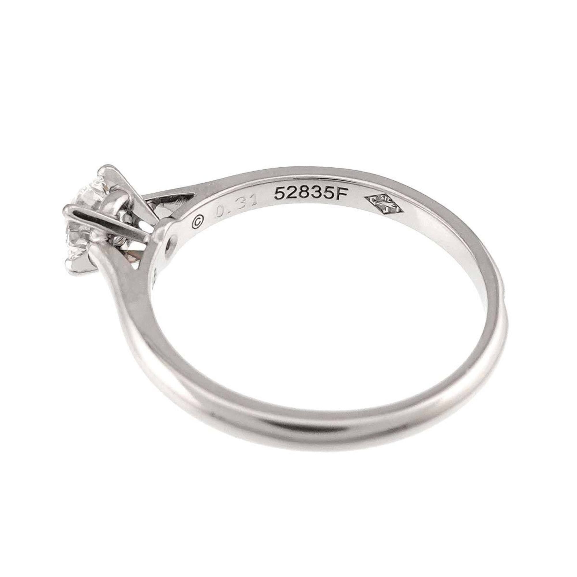 Cartier Cartier Solitaire Diamond Ring, 0.31ct, E VVS1, 3EX, Size 48, Platinum. Size ONE SIZE - 4 Thumbnail