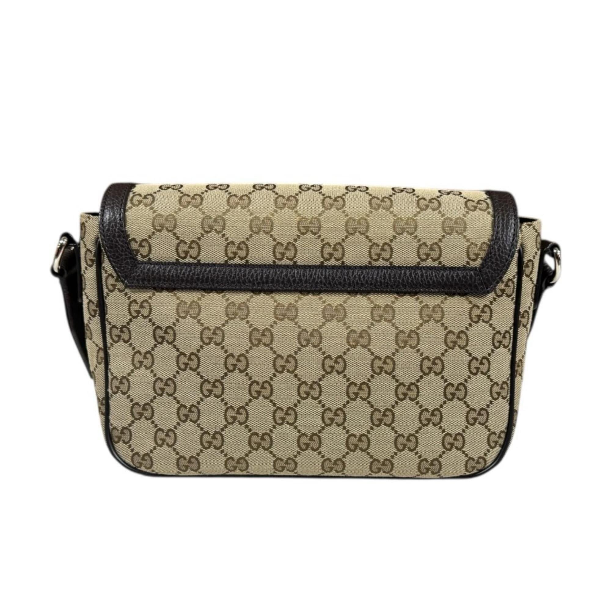 Gucci Gucci Messenger Bag GG Canvas Shoulder 449172 Beige Women's GUCCI Used Size ONE SIZE - 3 Thumbnail