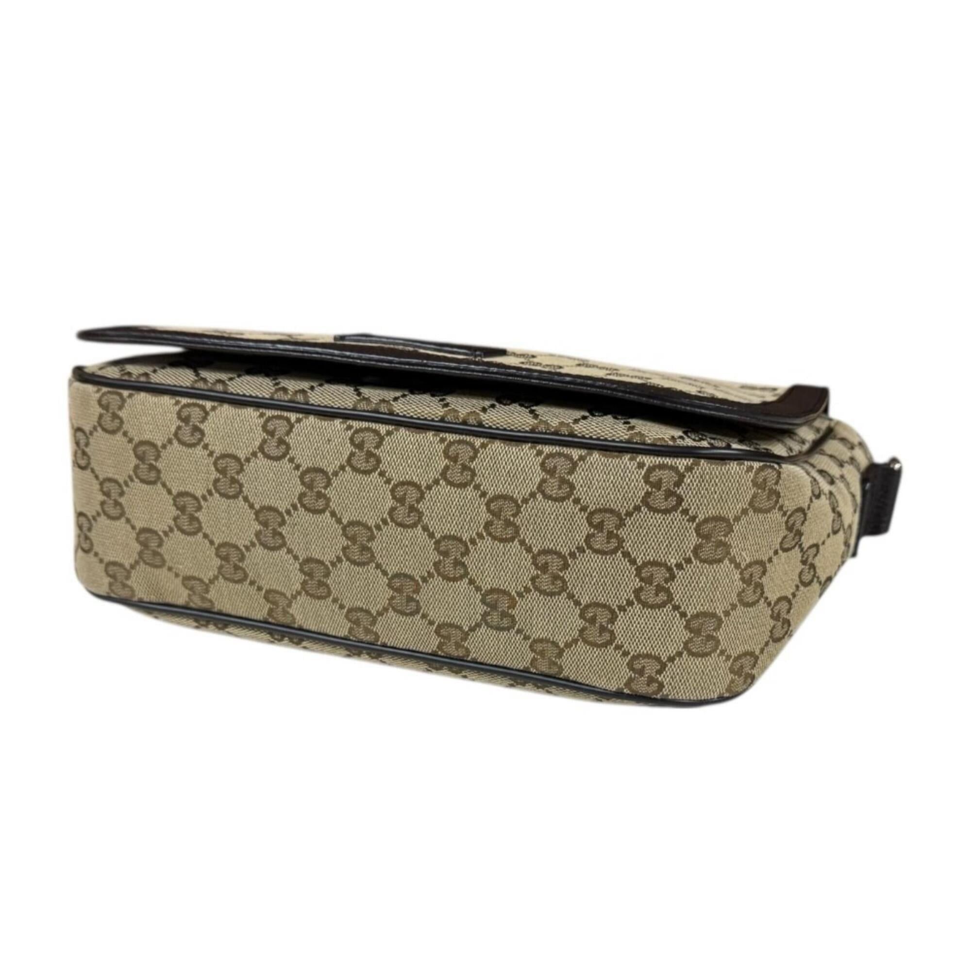 Gucci Gucci Messenger Bag GG Canvas Shoulder 449172 Beige Women's GUCCI Used Size ONE SIZE - 5 Thumbnail
