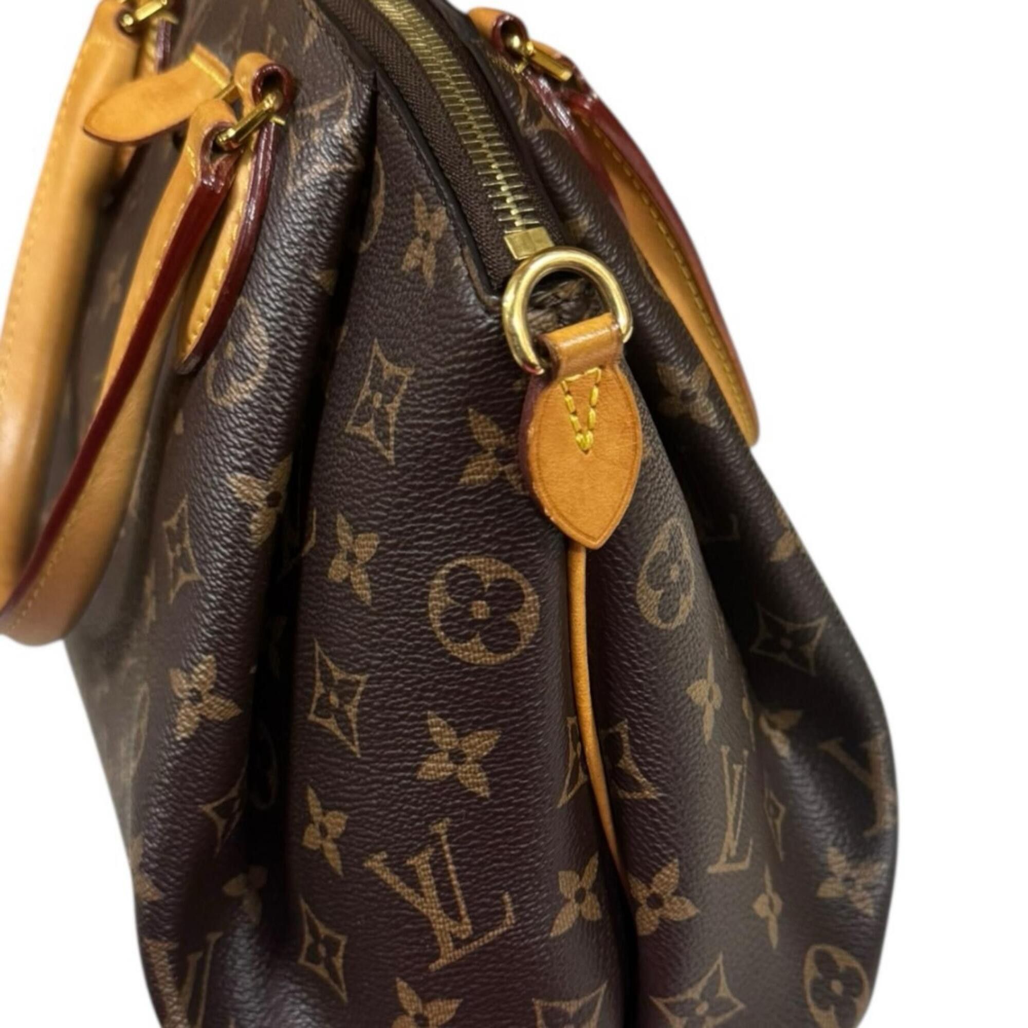 Louis Vuitton Louis Vuitton Rivoli PM Monogram Shoulder Bag, Canvas M44543 Brown, Women's, Used, 2-way Size ONE SIZE - 10 Thumbnail