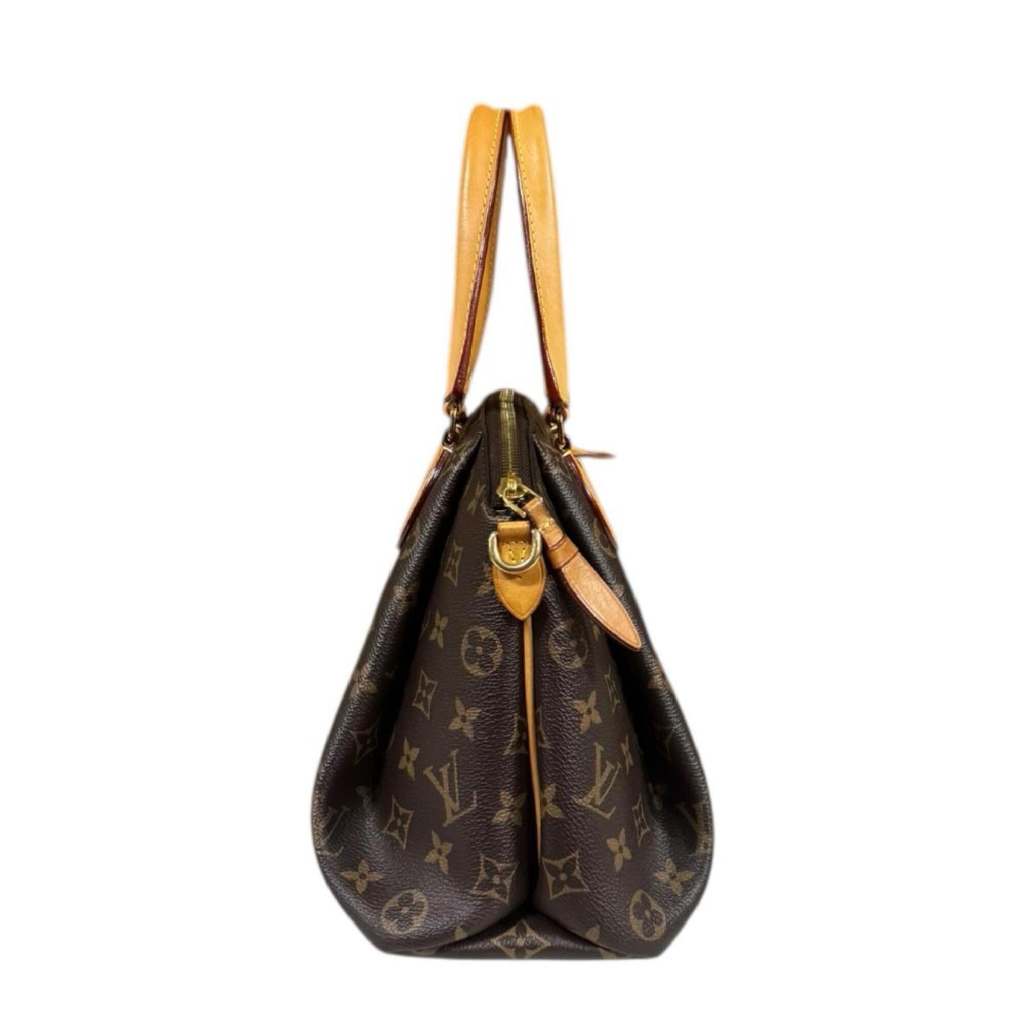 Louis Vuitton Louis Vuitton Rivoli PM Monogram Shoulder Bag, Canvas M44543 Brown, Women's, Used, 2-way Size ONE SIZE - 4 Thumbnail
