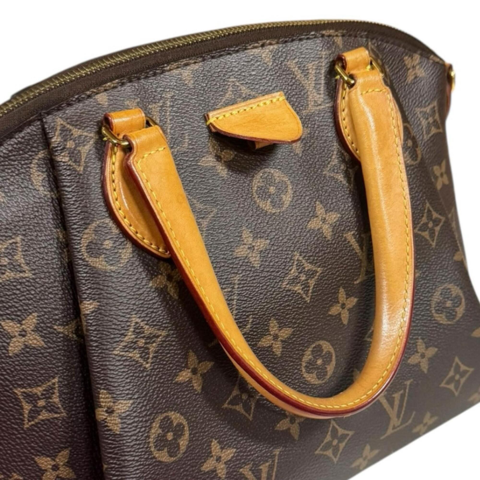 Louis Vuitton Louis Vuitton Rivoli PM Monogram Shoulder Bag, Canvas M44543 Brown, Women's, Used, 2-way Size ONE SIZE - 11 Thumbnail