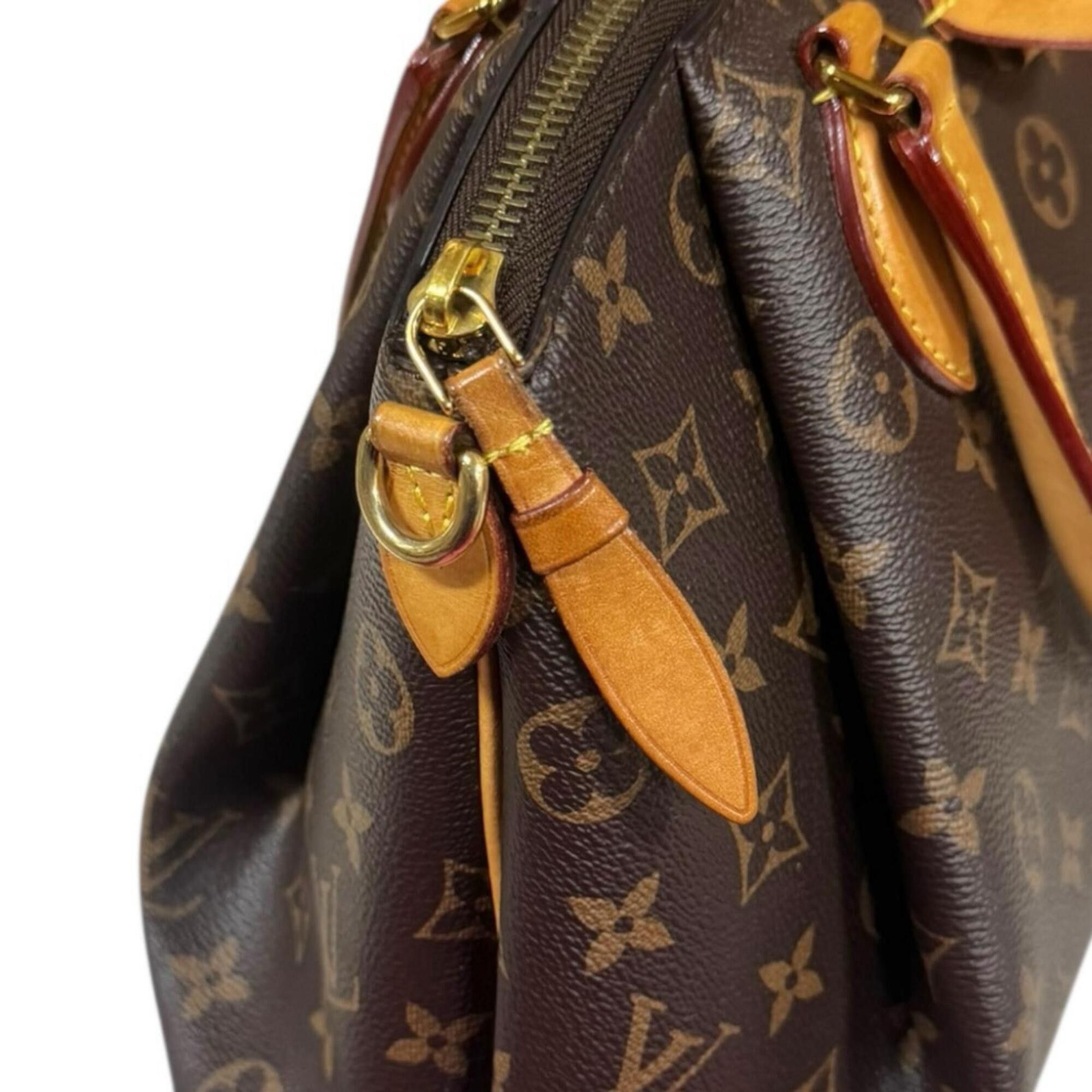 Louis Vuitton Louis Vuitton Rivoli PM Monogram Shoulder Bag, Canvas M44543 Brown, Women's, Used, 2-way Size ONE SIZE - 8 Thumbnail