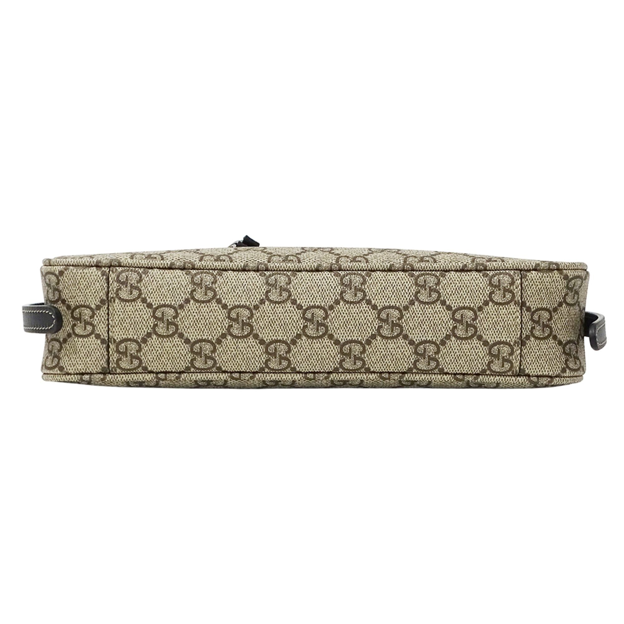Gucci Gucci Women's Handbag, Brand Handbag/Shoulder Bag, 2-way, GG Emblem, Beige/Black, 815218, Handbag/Pouch/Mini Bag Size ONE SIZE - 3 Thumbnail