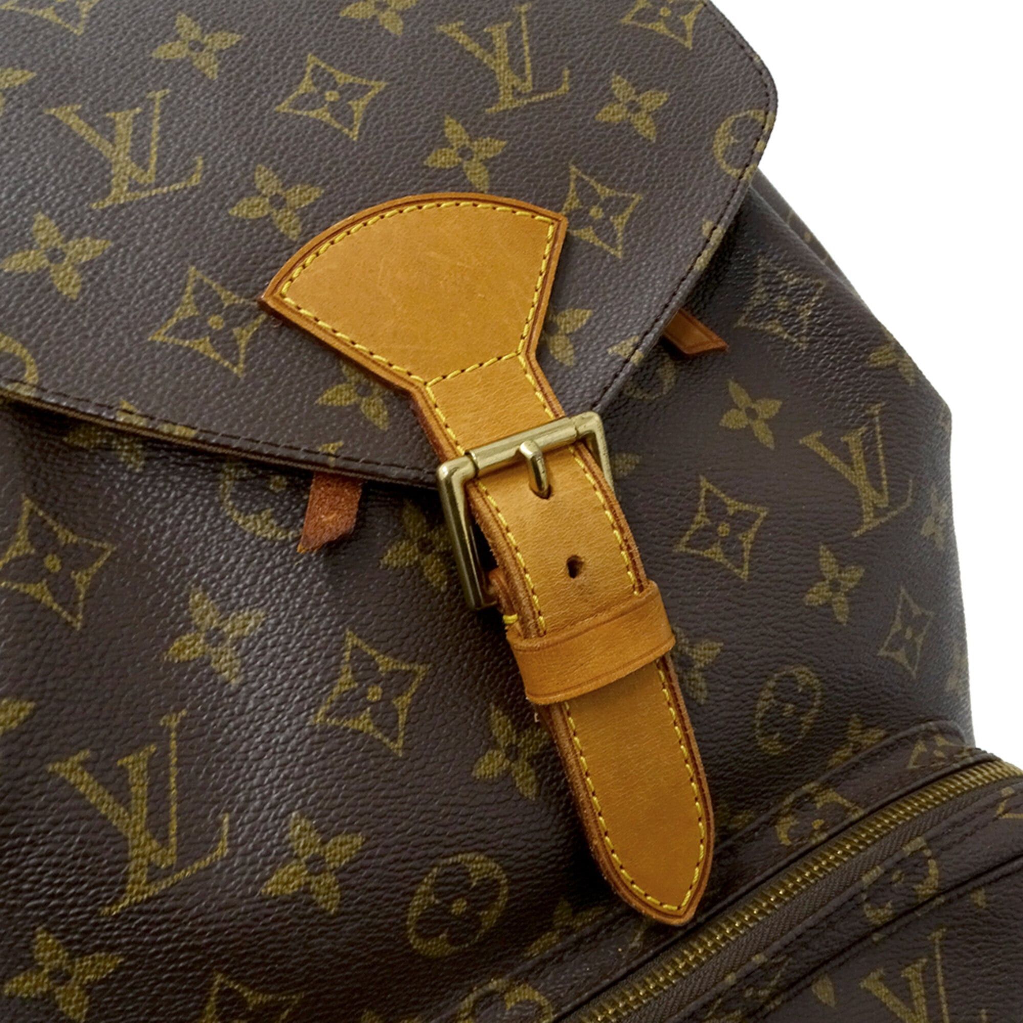 Louis Vuitton Louis Vuitton handbag, Monogram, women's/men's, brand backpack, Montsouris GM M51135, brown Size ONE SIZE - 9 Thumbnail