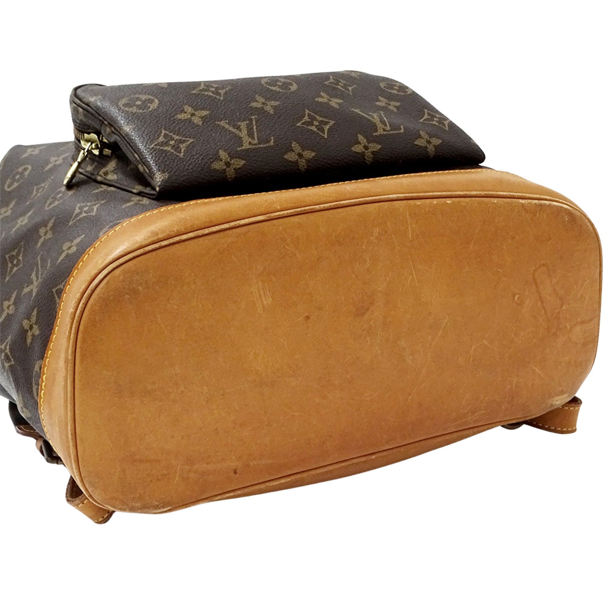 Louis Vuitton Louis Vuitton handbag, Monogram, women's/men's, brand backpack, Montsouris GM M51135, brown Size ONE SIZE - 11 Thumbnail