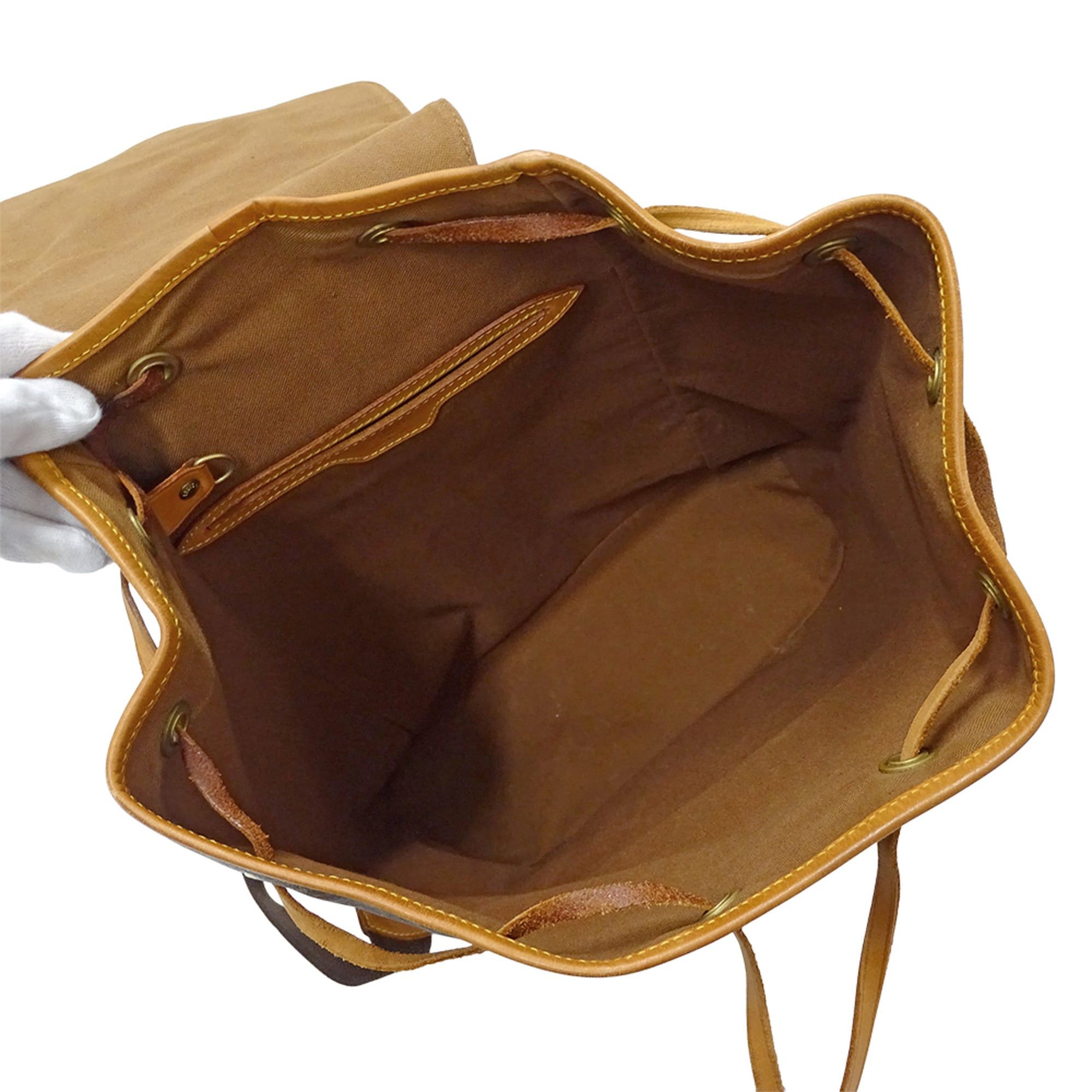 Louis Vuitton Louis Vuitton handbag, Monogram, women's/men's, brand backpack, Montsouris GM M51135, brown Size ONE SIZE - 5 Thumbnail