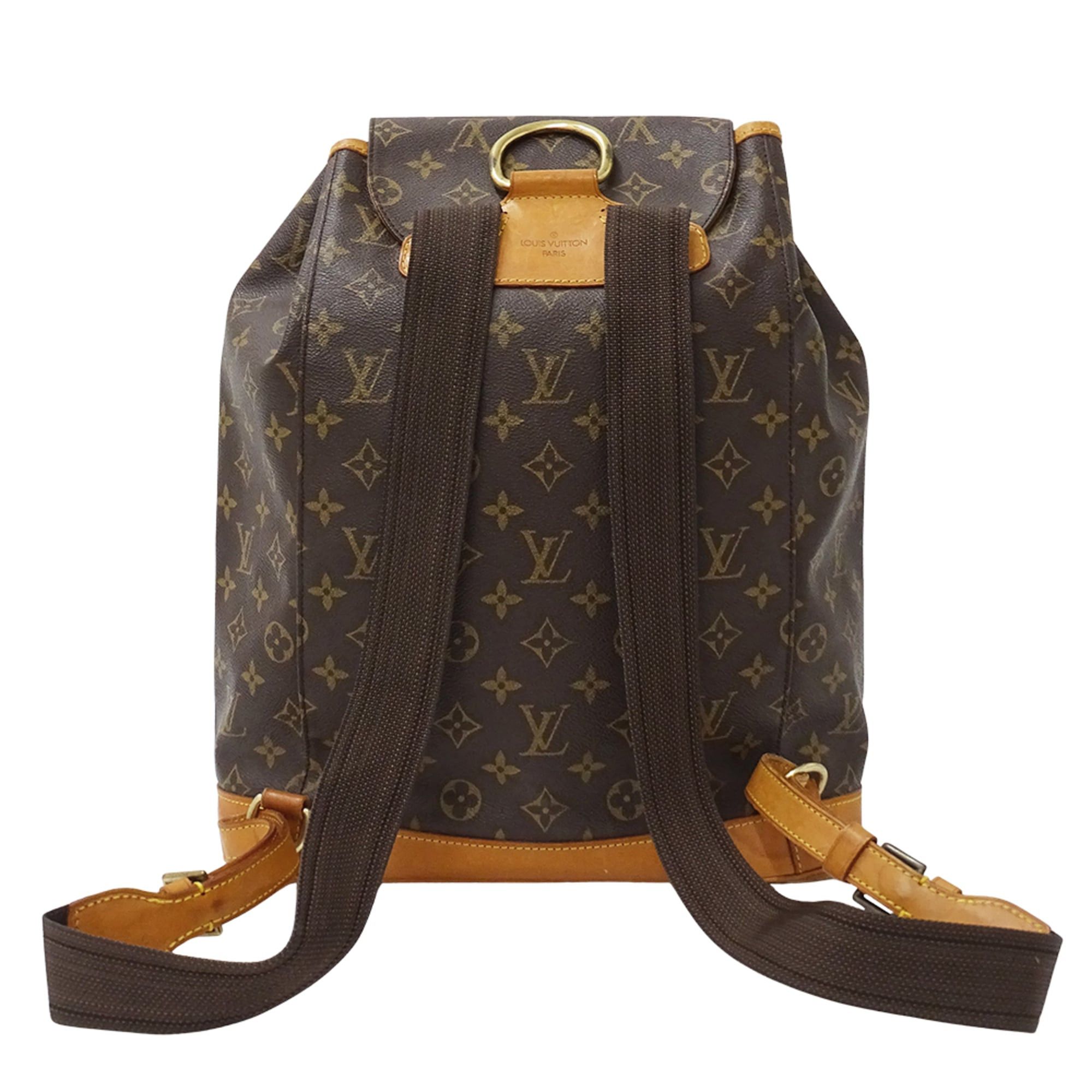 Louis Vuitton Louis Vuitton handbag, Monogram, women's/men's, brand backpack, Montsouris GM M51135, brown Size ONE SIZE - 2 Thumbnail