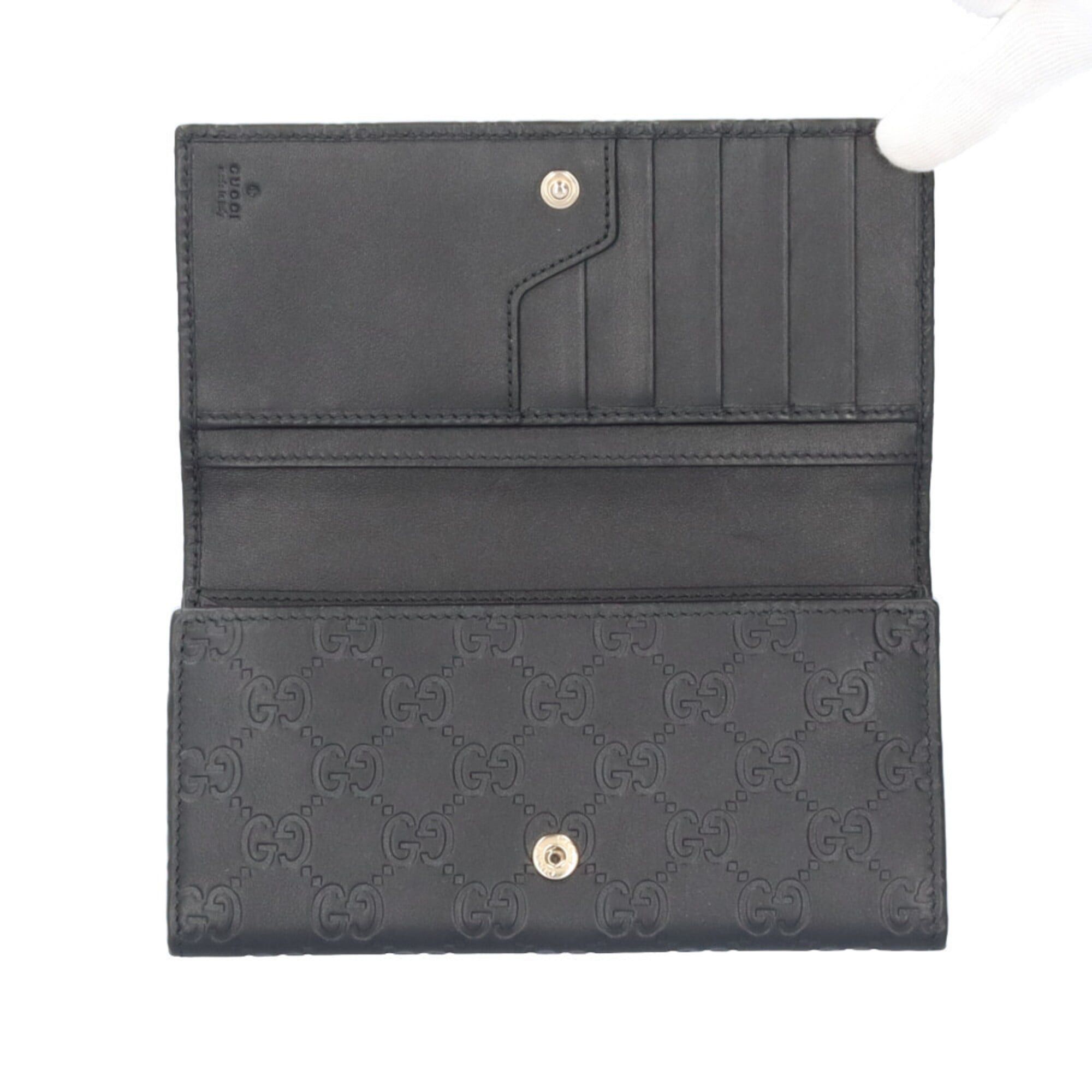 Gucci Gucci Guccissima Long Wallet, Leather 244946, Women's, Pre-owned. Size ONE SIZE - 5 Thumbnail