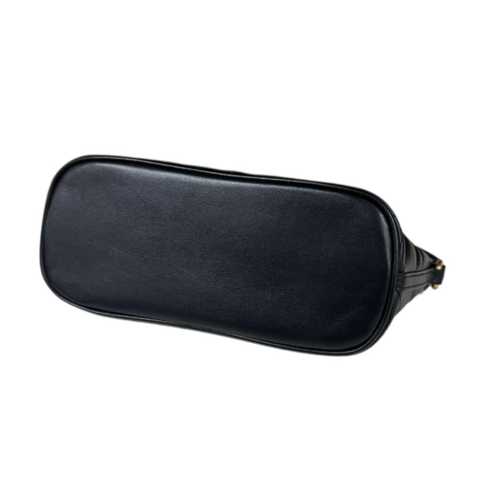 Gucci Gucci GG Marmont handbag, leather, 739166, black, women's, pre-owned. Size ONE SIZE - 5 Thumbnail