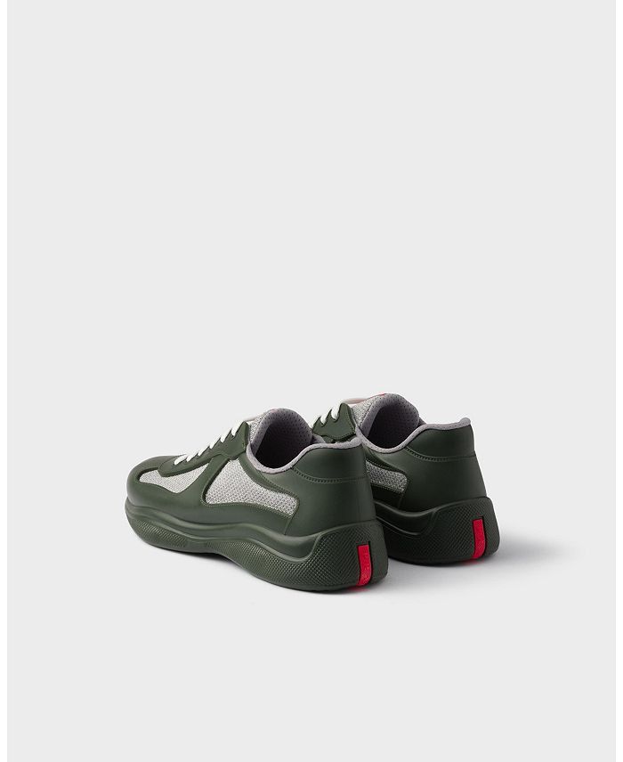 Prada America's Cup Soft Rubber And Bike Fabric Sneakers in khaki Size US 9 / EU 42 - 3 Thumbnail