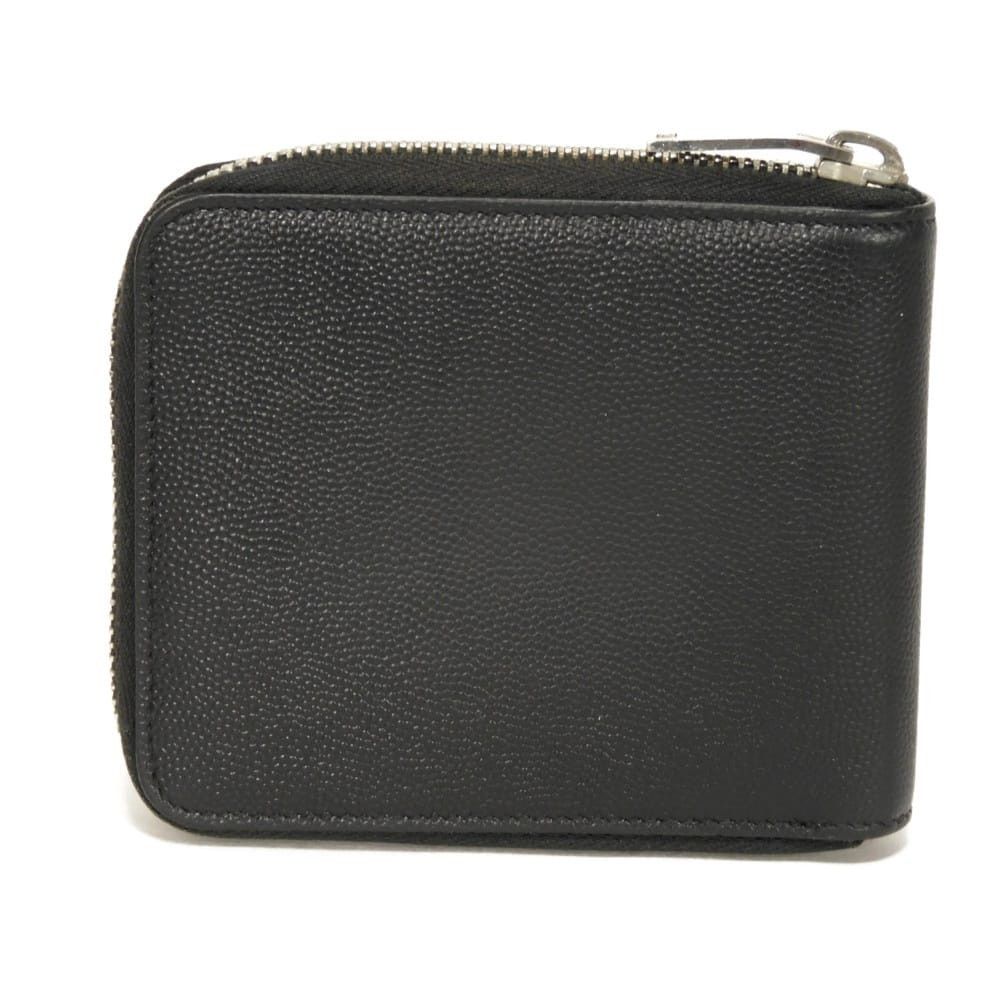 Yves Saint Laurent Yves Saint Laurent Saint Laurent Paris East West Grained Powder Embossed Leather Bifold Wallet Leather Short Wallet 418984 DUTY FREE for USA Size ONE SIZE - 3 Thumbnail