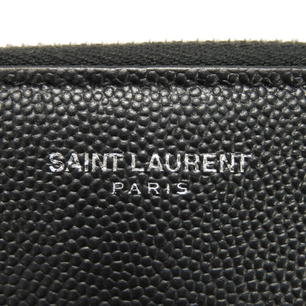 Yves Saint Laurent Yves Saint Laurent Saint Laurent Paris East West Grained Powder Embossed Leather Bifold Wallet Leather Short Wallet 418984 DUTY FREE for USA Size ONE SIZE - 15 Thumbnail