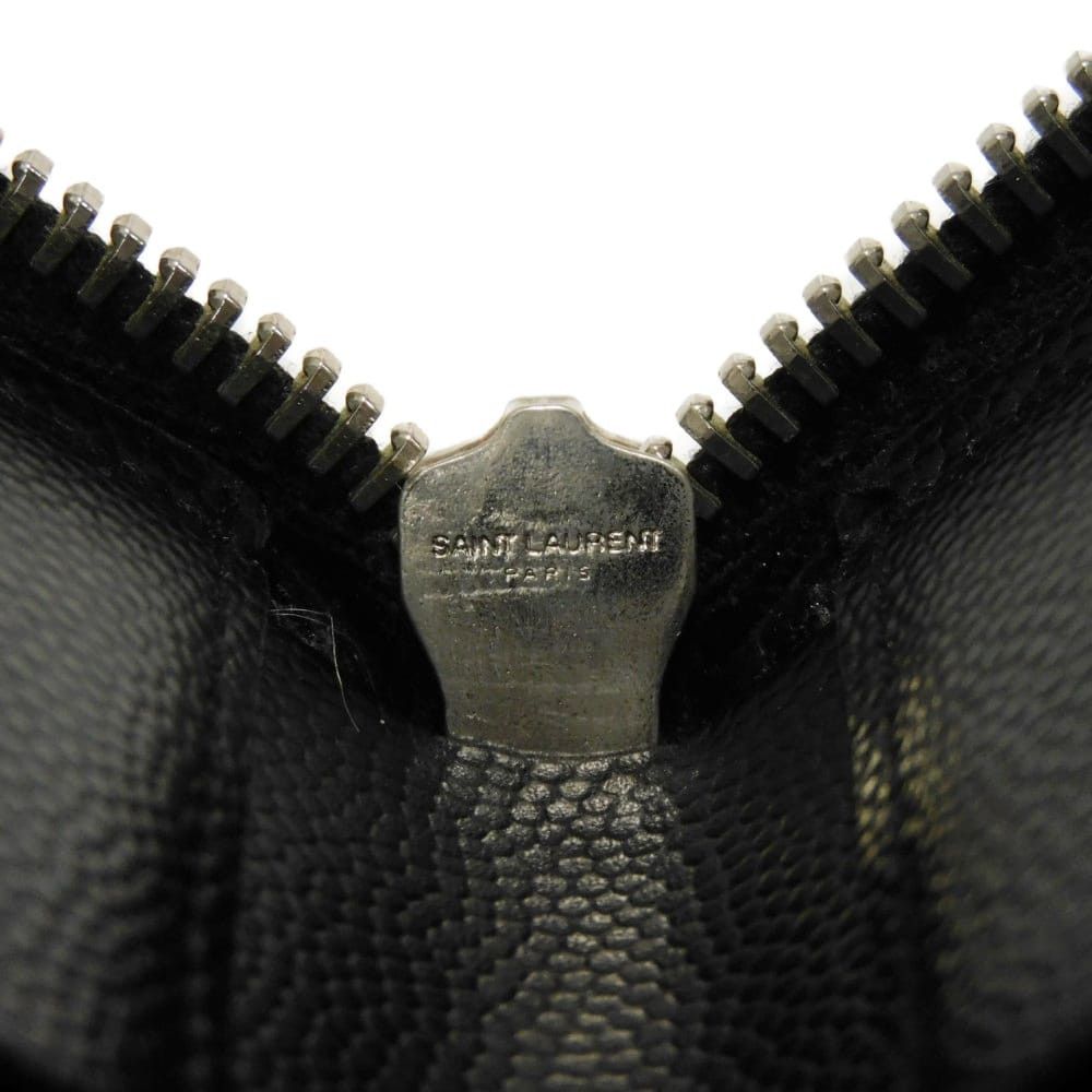 Yves Saint Laurent Yves Saint Laurent Saint Laurent Paris East West Grained Powder Embossed Leather Bifold Wallet Leather Short Wallet 418984 DUTY FREE for USA Size ONE SIZE - 14 Thumbnail