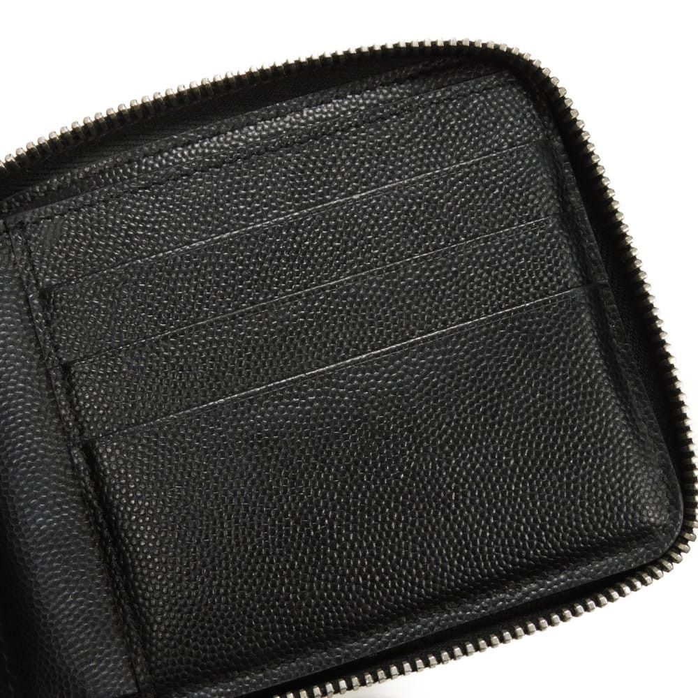 Yves Saint Laurent Yves Saint Laurent Saint Laurent Paris East West Grained Powder Embossed Leather Bifold Wallet Leather Short Wallet 418984 DUTY FREE for USA Size ONE SIZE - 8 Thumbnail