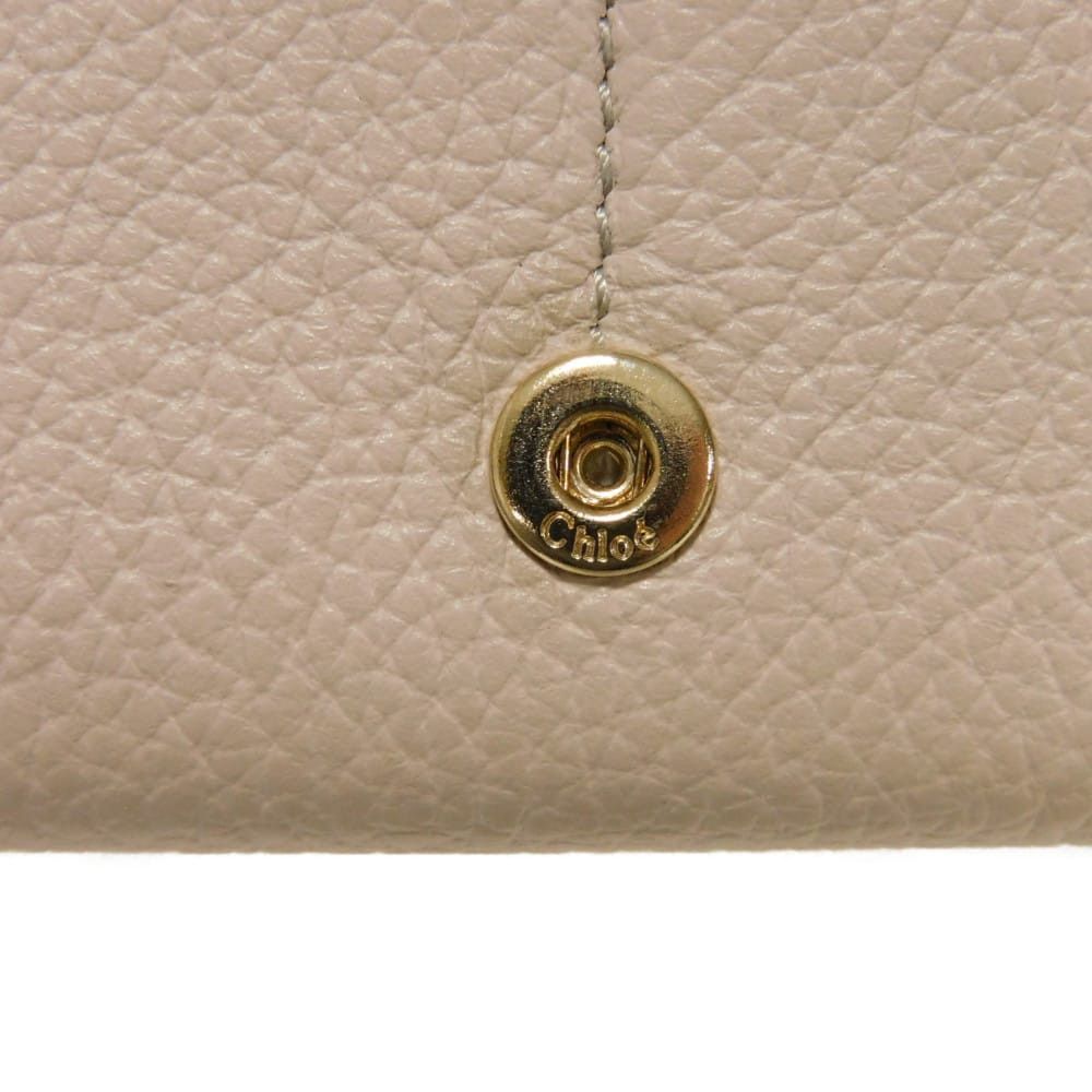 Chloe Chloe Chloe Alphabet Grained Calfskin Long Wallet Leather Long Wallet CHC21WP942F57084084 DUTY FREE for USA Size ONE SIZE - 11 Thumbnail