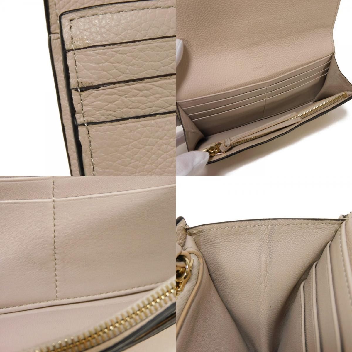 Chloe Chloe Chloe Alphabet Grained Calfskin Long Wallet Leather Long Wallet CHC21WP942F57084084 DUTY FREE for USA Size ONE SIZE - 15 Thumbnail