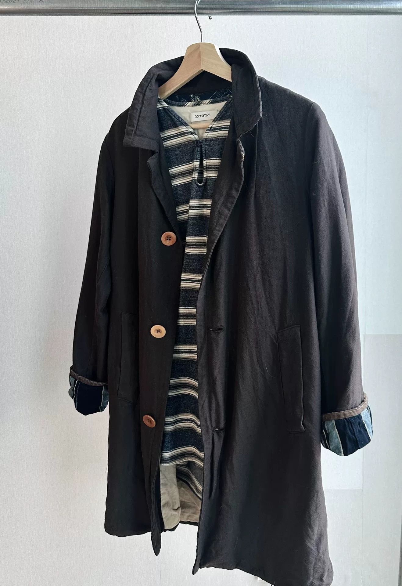 Nonnative nonnative Blue Striped Flannel Top Size US M / EU 48-50 / 2 - 6 Thumbnail