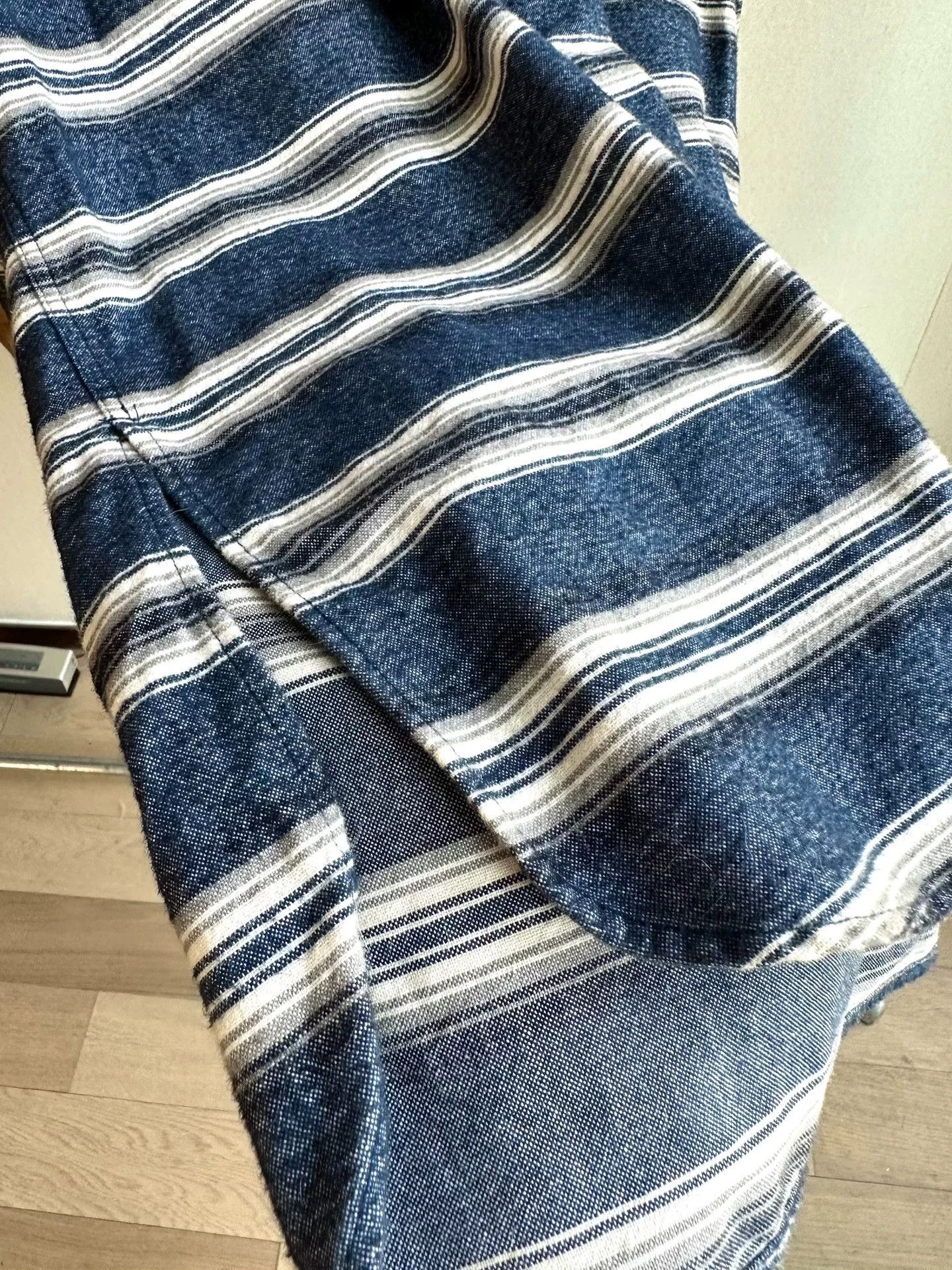 Nonnative nonnative Blue Striped Flannel Top Size US M / EU 48-50 / 2 - 4 Thumbnail