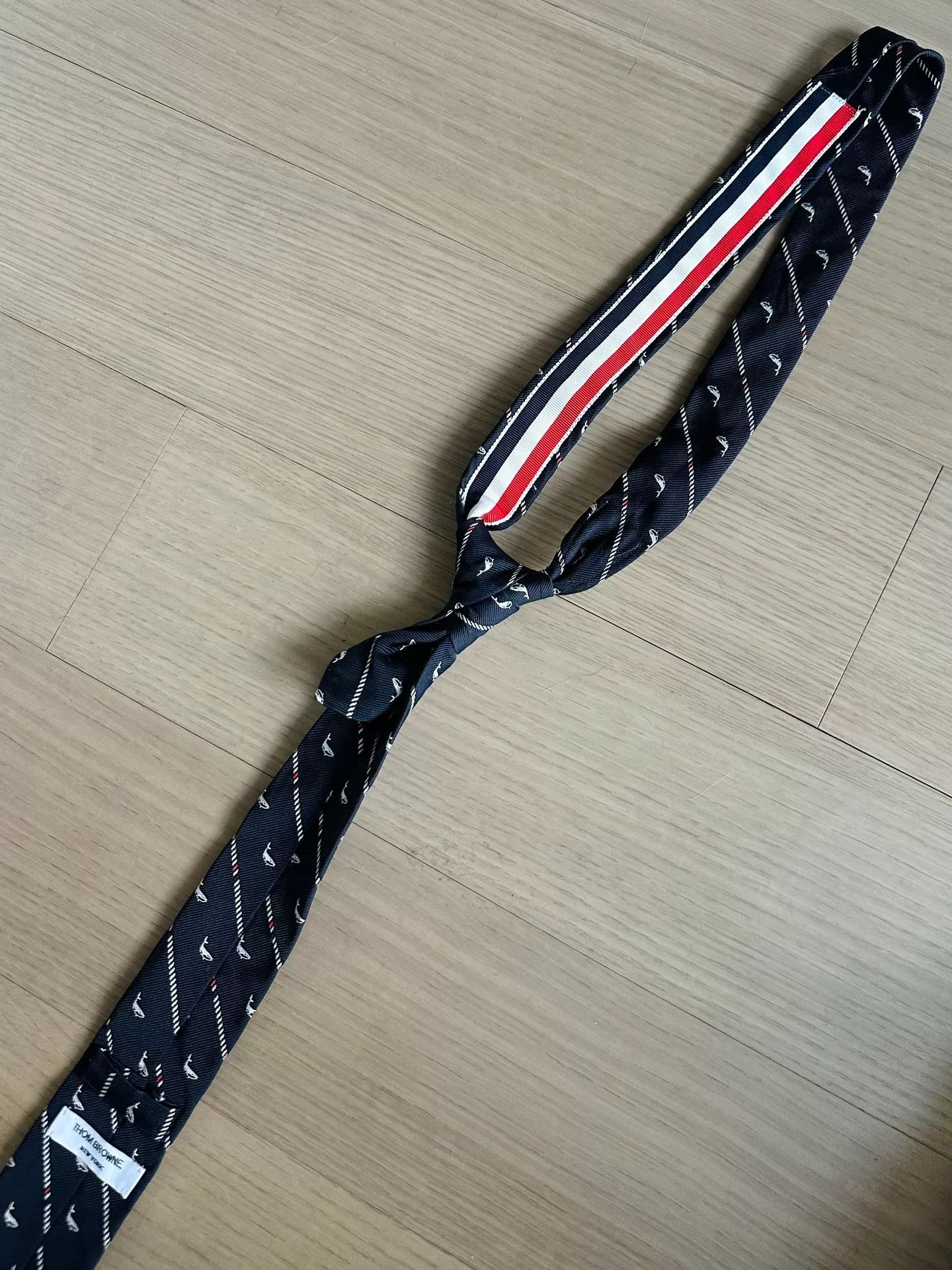 Thom Browne Thom Browne SS14 Silk Tie Size ONE SIZE - 2 Thumbnail