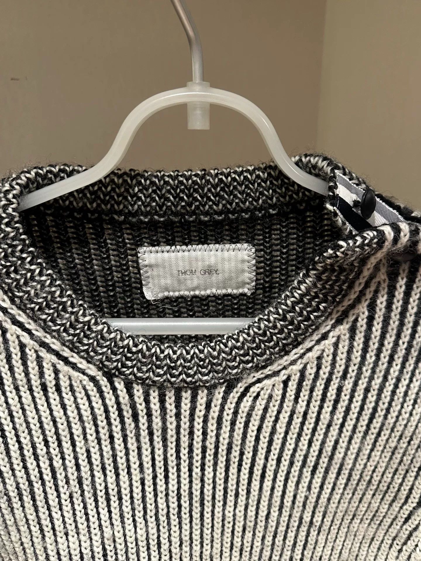 Thom Browne Thom Grey Wool Sweater Size US M / EU 48-50 / 2 - 2 Thumbnail