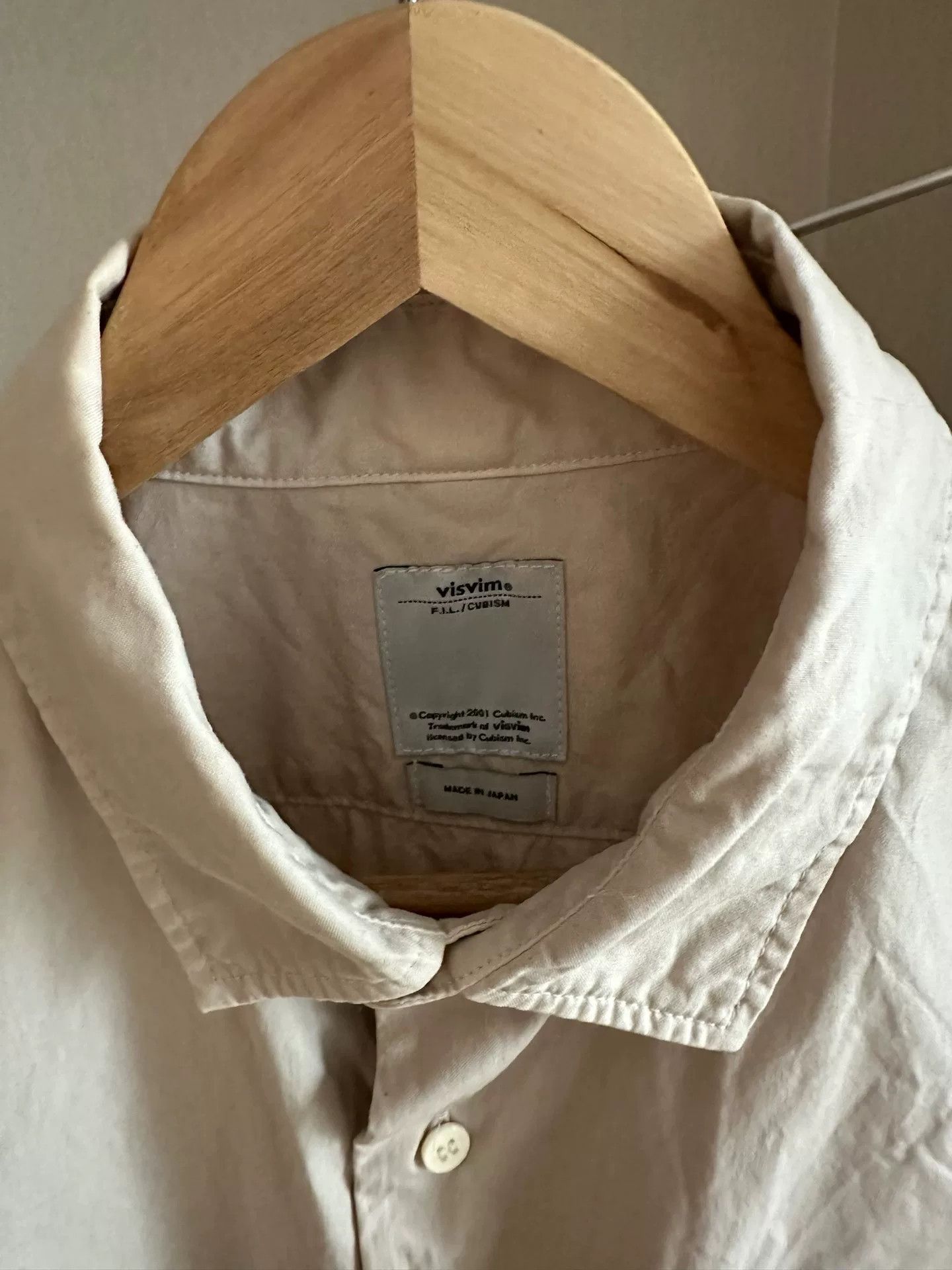 Visvim Visvim ELLAS S/S Hand-Painted Logo Shirt Size US M / EU 48-50 / 2 - 7 Thumbnail