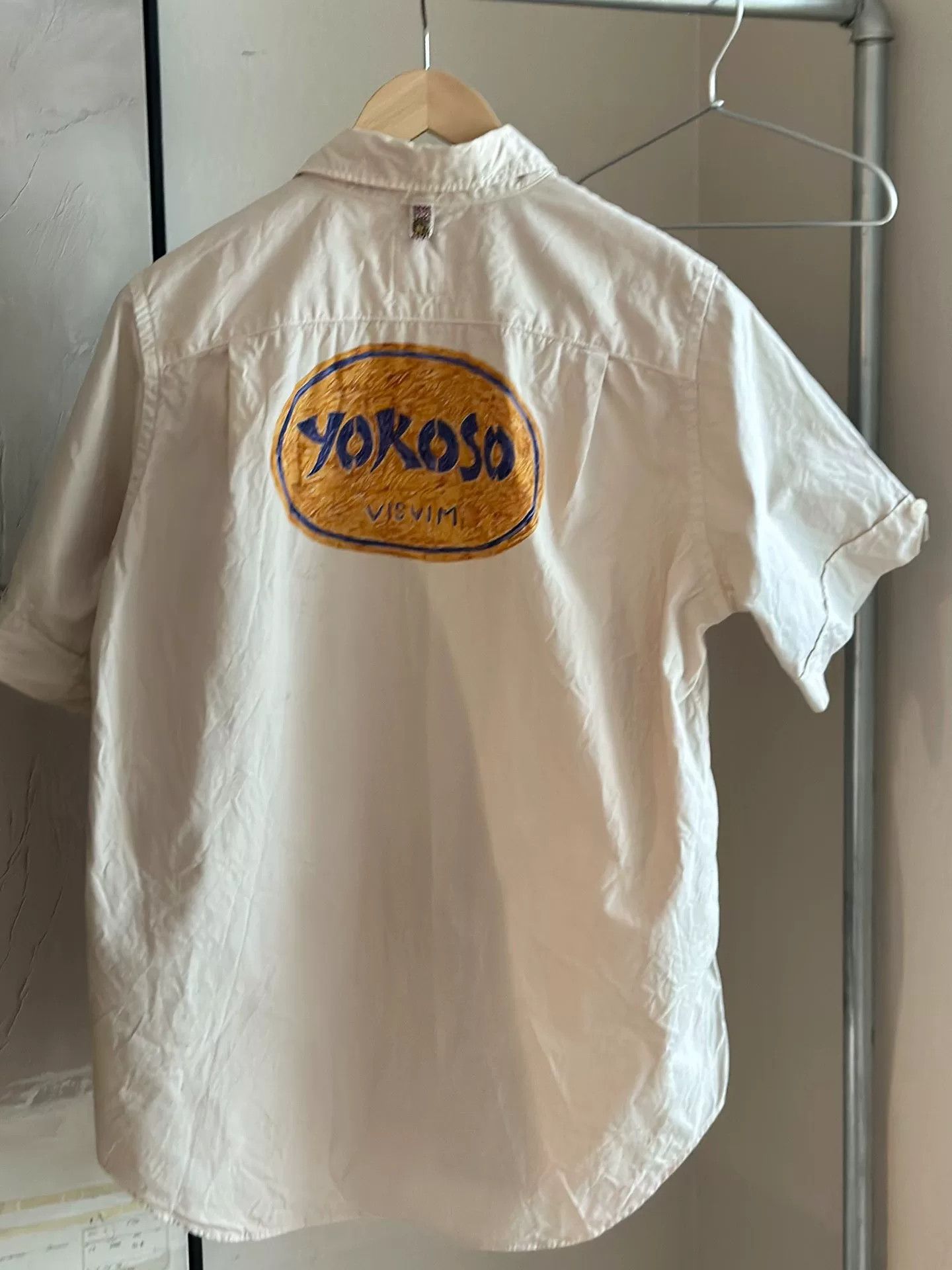 Visvim Visvim ELLAS S/S Hand-Painted Logo Shirt Size US M / EU 48-50 / 2 - 2 Thumbnail