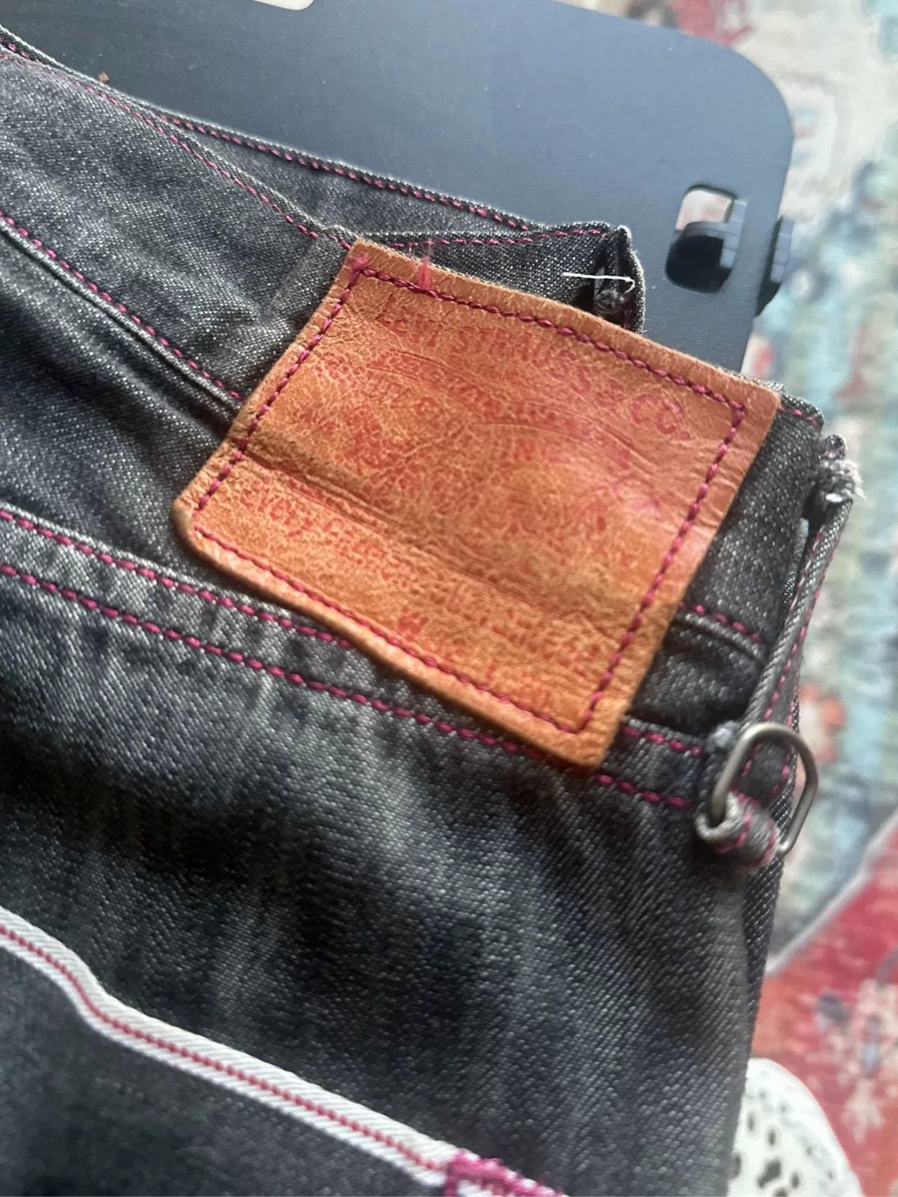 Hiroshi Fujiwara Fenom Levis Fragment 9" Black Jeans Size US 32 / EU 48 - 8 Thumbnail