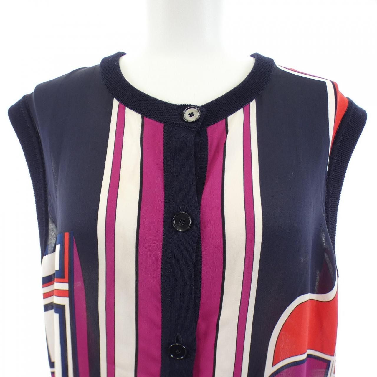 Hermes Hermes Hermes Twillaine Vest Textile Tops DUTY FREE for USA Size ONE SIZE - 5 Thumbnail