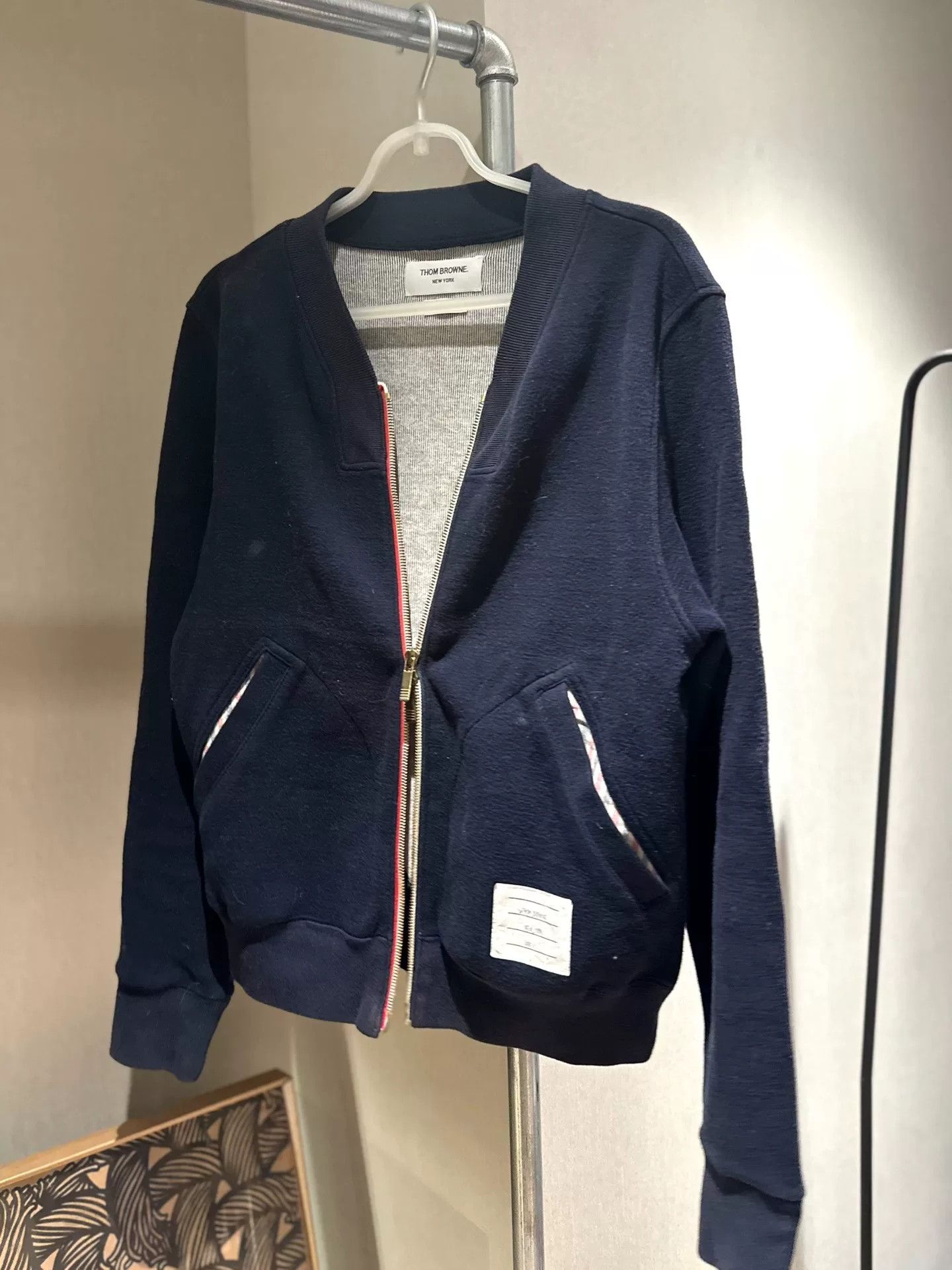 Thom Browne Thom Browne Zip Bomber Jacket Size US S / EU 44-46 / 1 - 3 Thumbnail