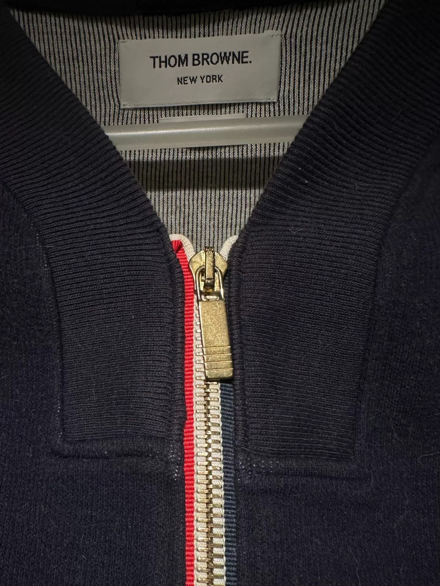 Thom Browne Thom Browne Zip Bomber Jacket Size US S / EU 44-46 / 1 - 5 Thumbnail