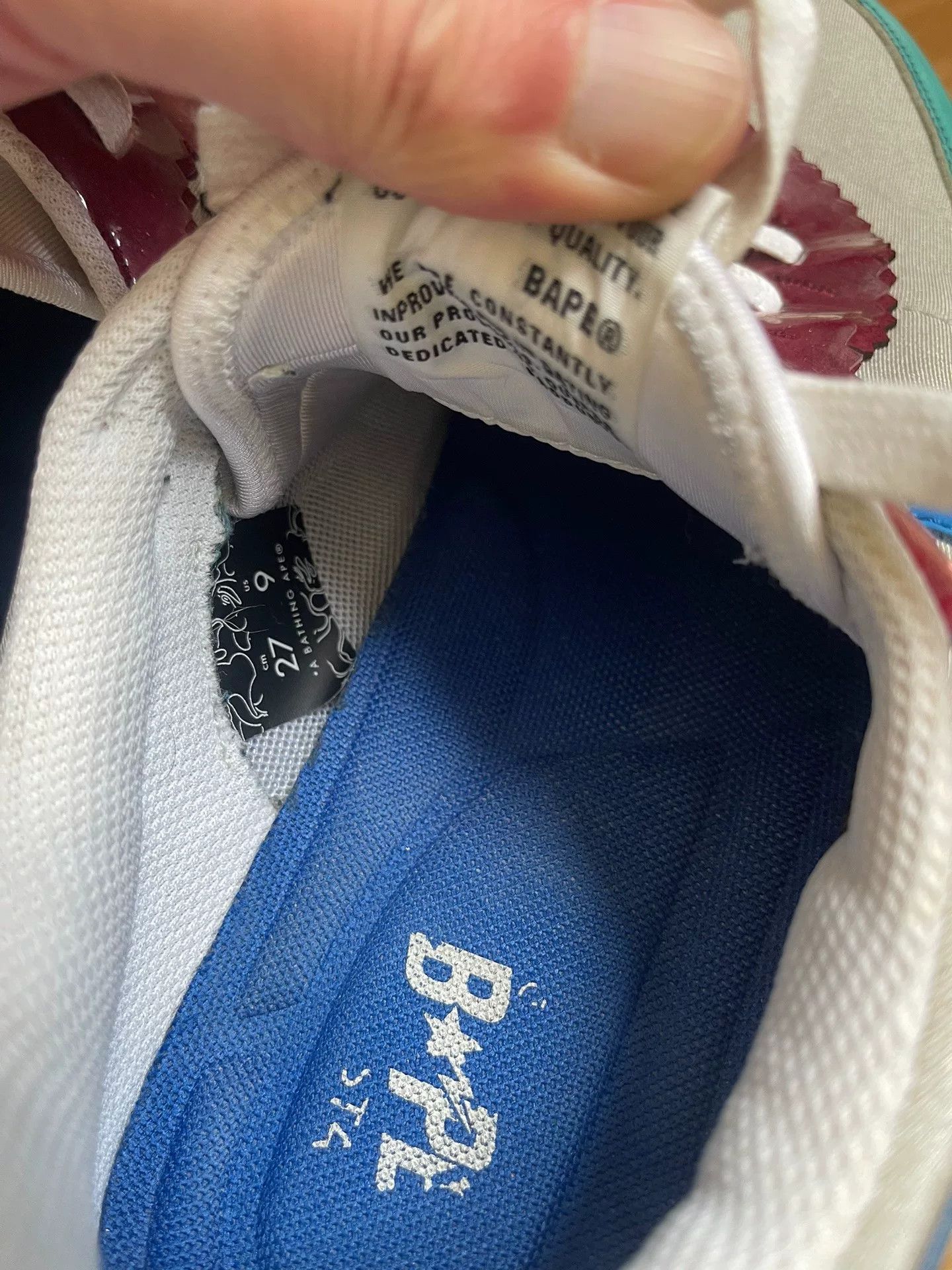 Bape Bape V-Sole Platform Sneakers Size US 9 / EU 42 - 6 Thumbnail