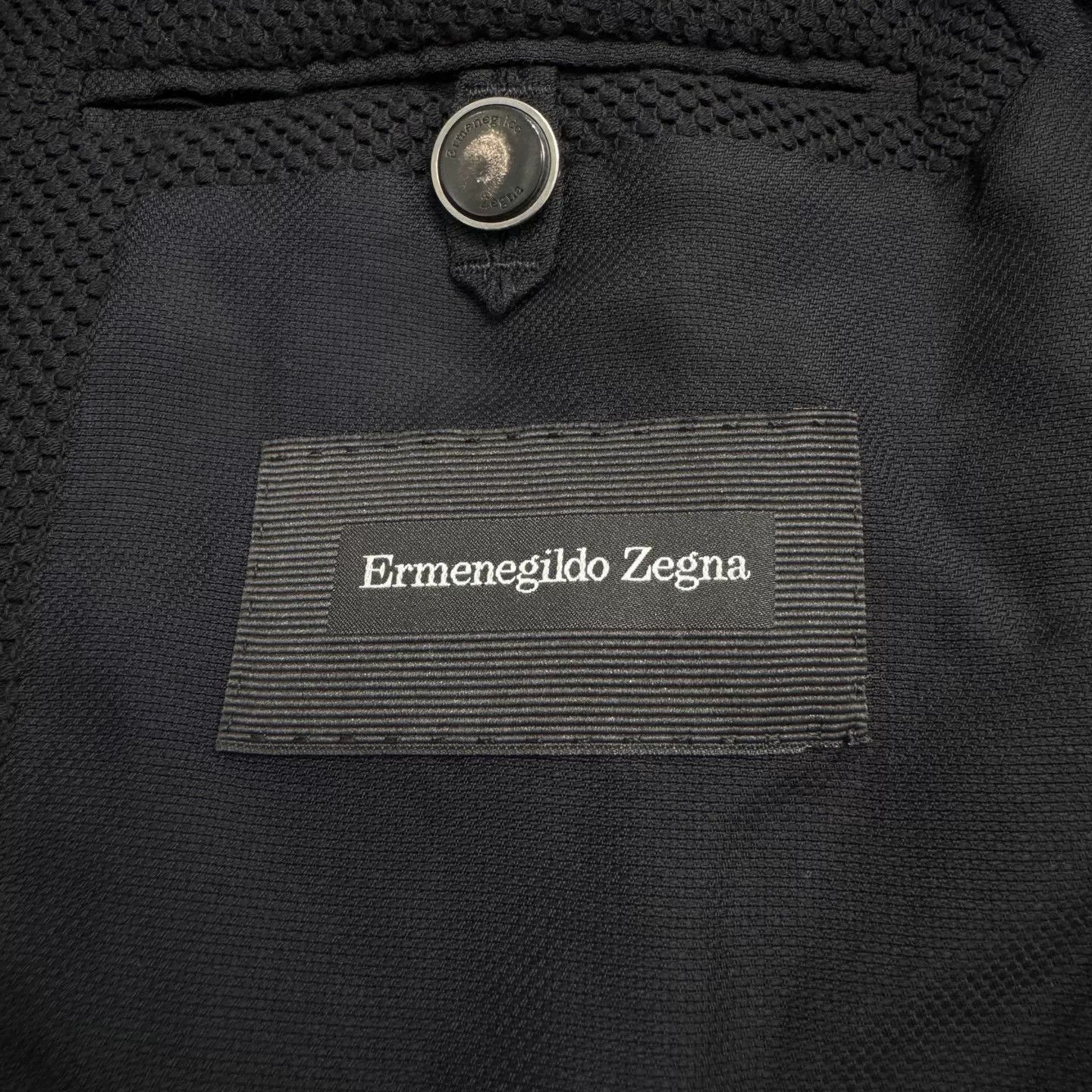 Ermenegildo Zegna Ermenegildo Zegna Hollow Out Suit Jacket Size US M / EU 48-50 / 2 - 4 Thumbnail