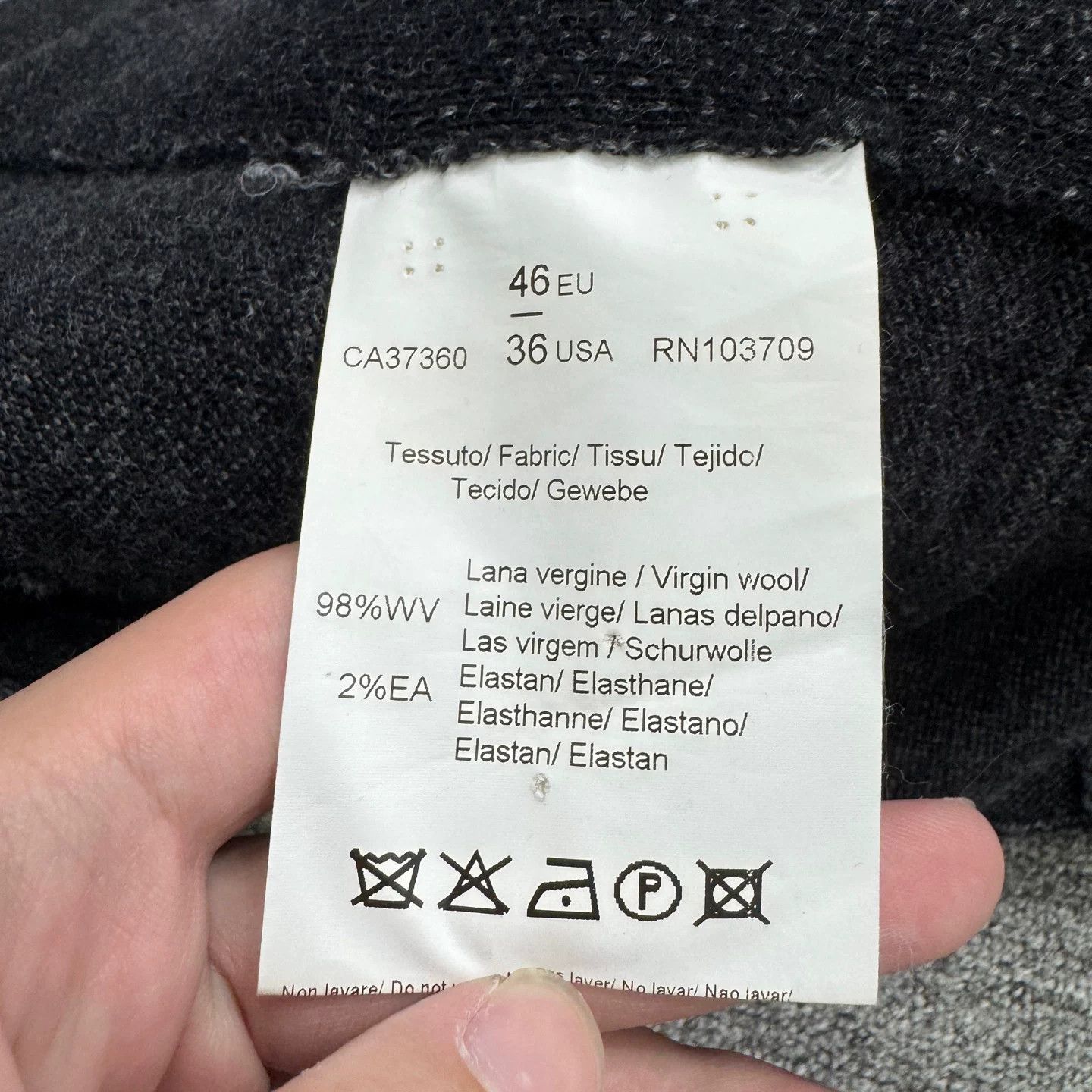 Armani ARMANI Wool Coat Size 46 Size US S / EU 44-46 / 1 - 3 Thumbnail