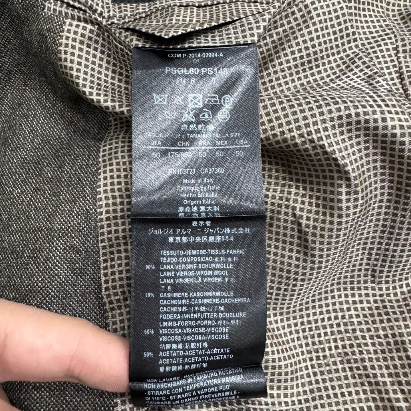 Giorgio Armani Giorgio Armani Double-Breasted Wool Coat Size US M / EU 48-50 / 2 - 4 Thumbnail