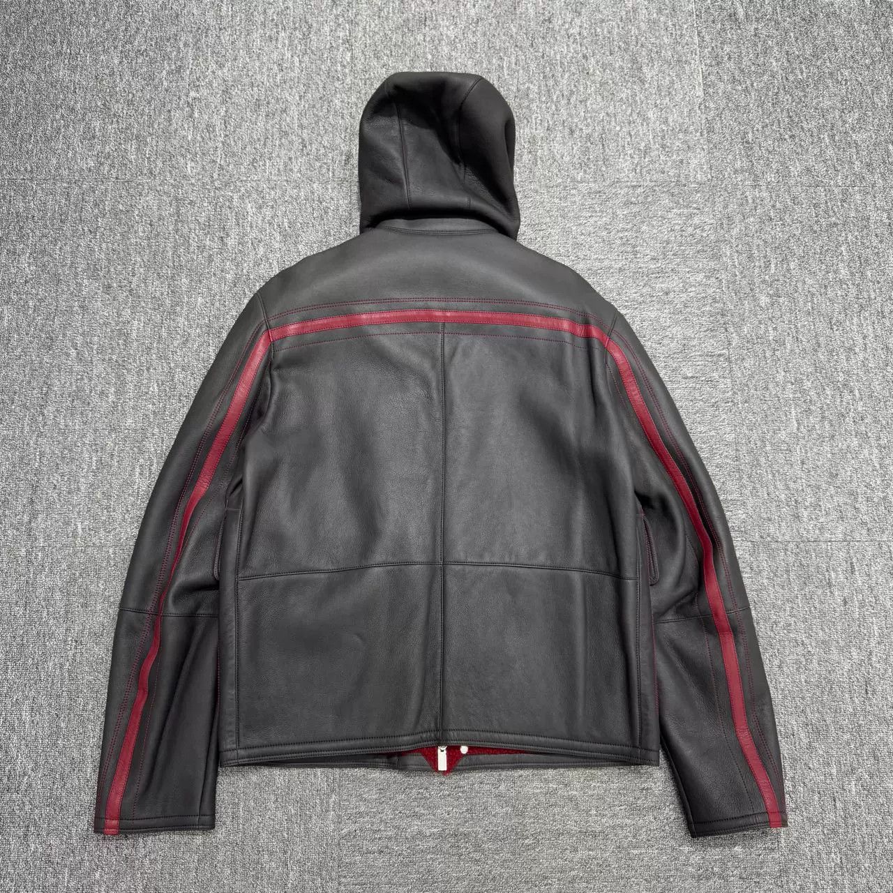 Hermes Hermes Black Red Fur Leather Jacket Size US S / EU 44-46 / 1 - 5 Thumbnail