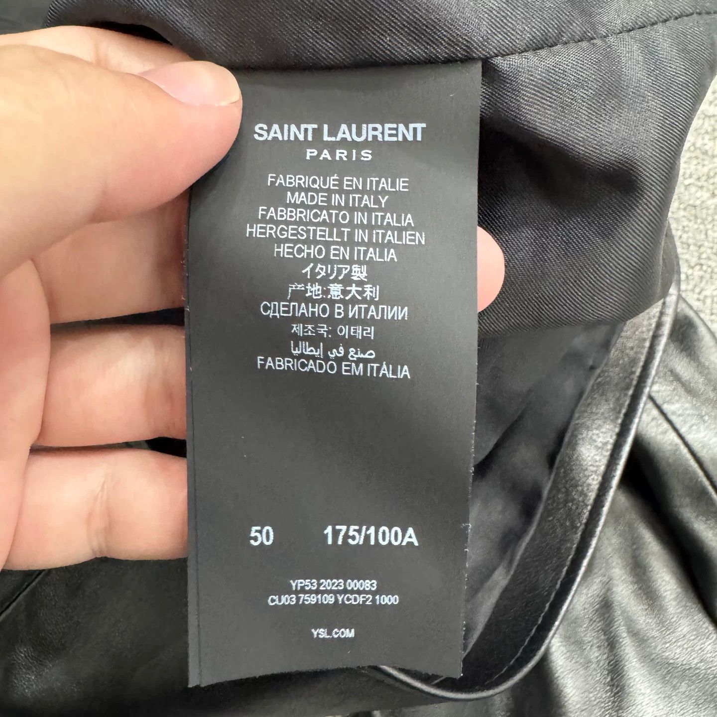 Saint Laurent Paris SLP Sheepskin Bow Jacket Size US M / EU 48-50 / 2 - 6 Thumbnail