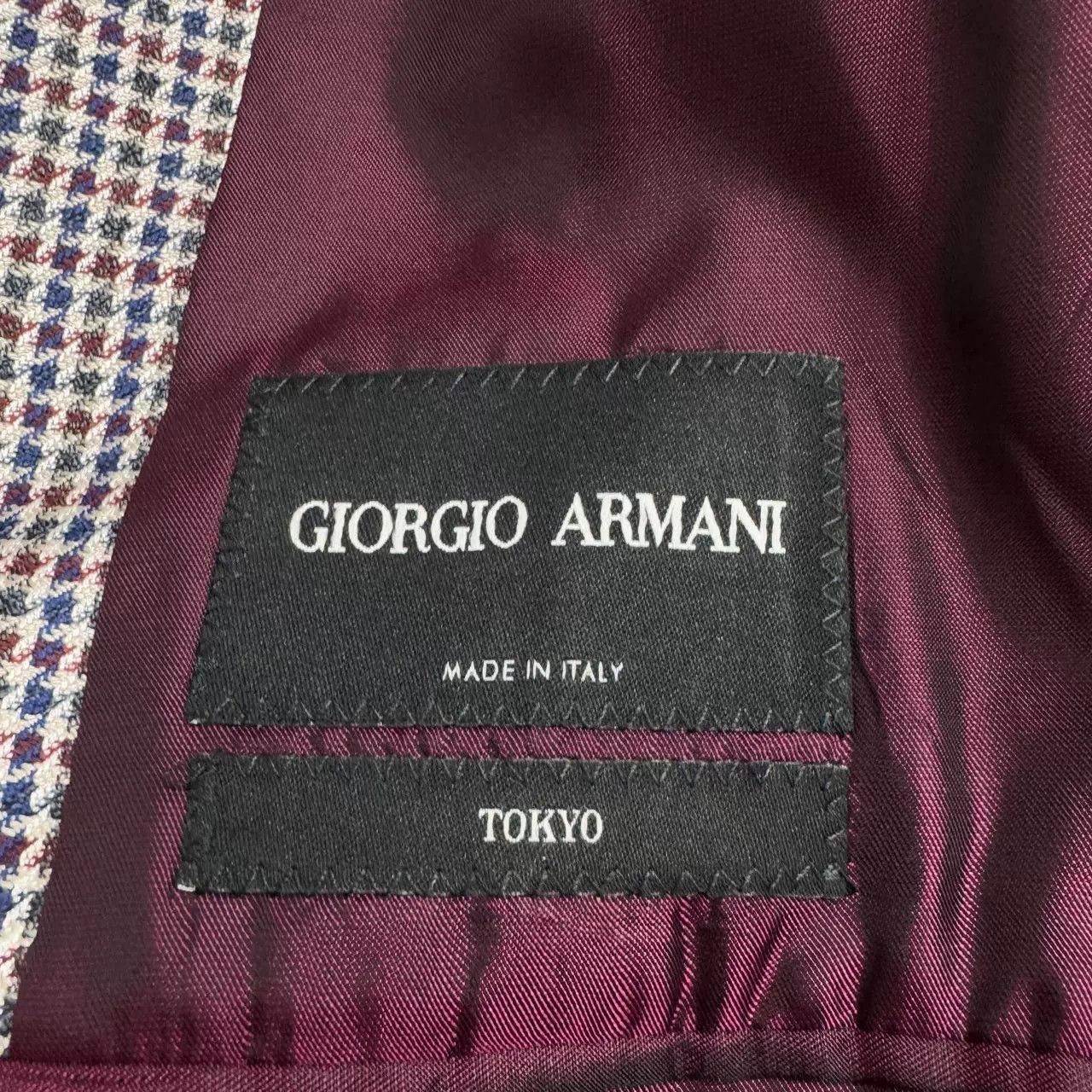 Giorgio Armani GIORGIO ARMANI Checked Blazer Size US M / EU 48-50 / 2 - 3 Thumbnail