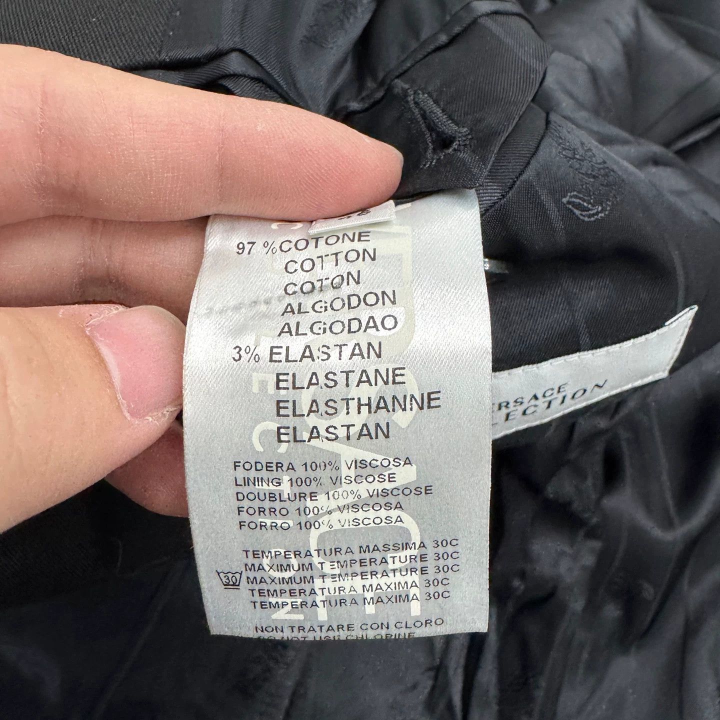 Versace Versace Solid Color Suit Jacket Size US M / EU 48-50 / 2 - 3 Thumbnail
