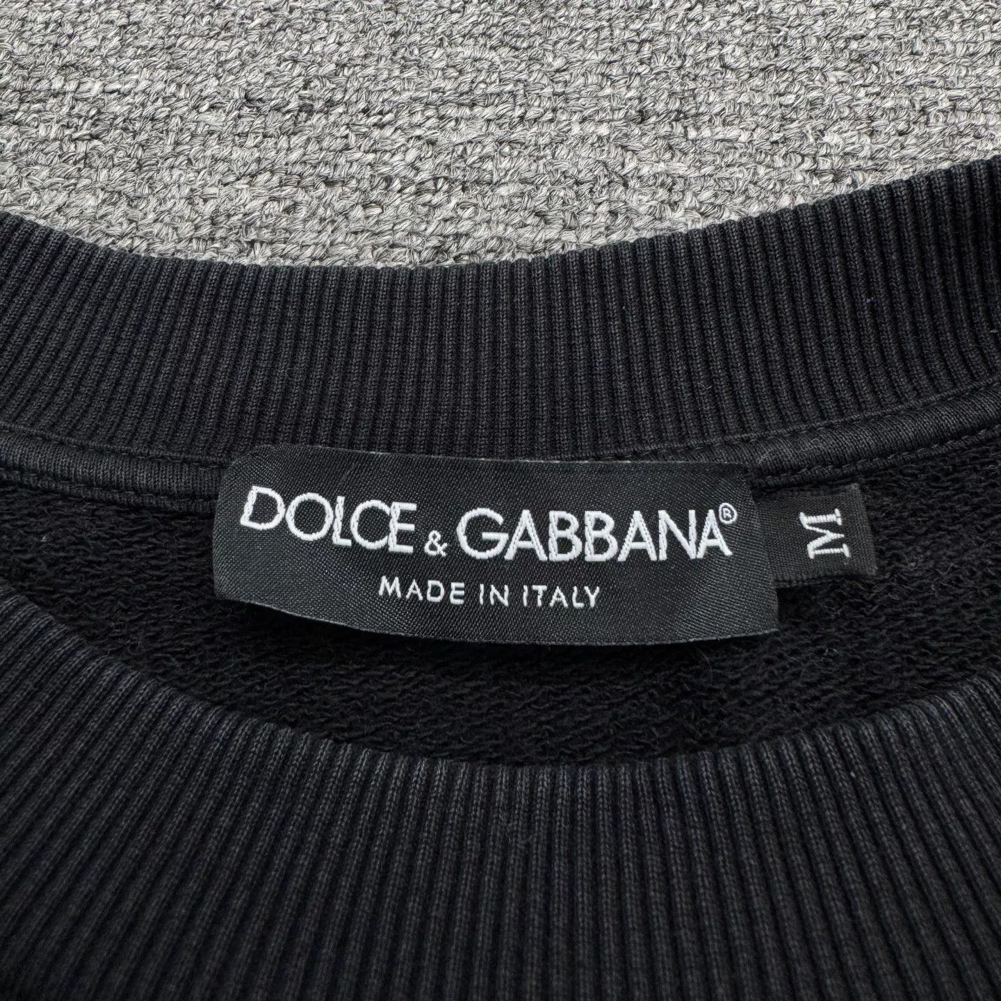 Dolce & Gabbana DG Flocked Letter Splatter Sweatshirt Size US M / EU 48-50 / 2 - 2 Thumbnail