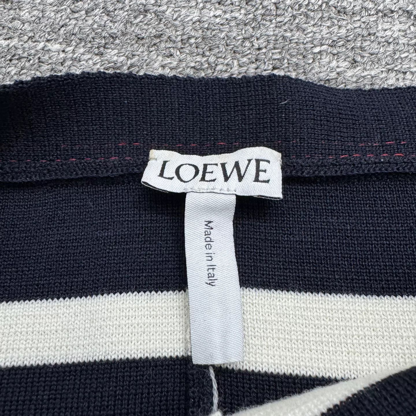 Loewe Loewe Embroidered Logo Off-Shoulder Knit Size M / US 6-8 / IT 42-44 - 2 Thumbnail
