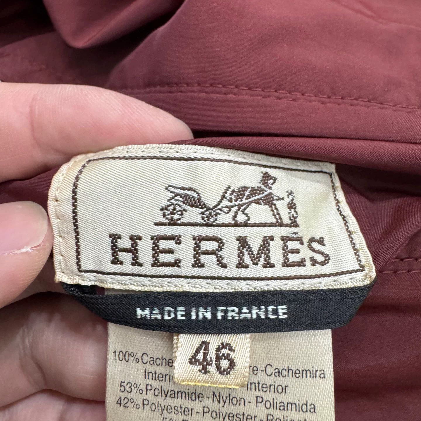 Hermes Hermes Cashmere Reversible Jacket Size US S / EU 44-46 / 1 - 3 Thumbnail