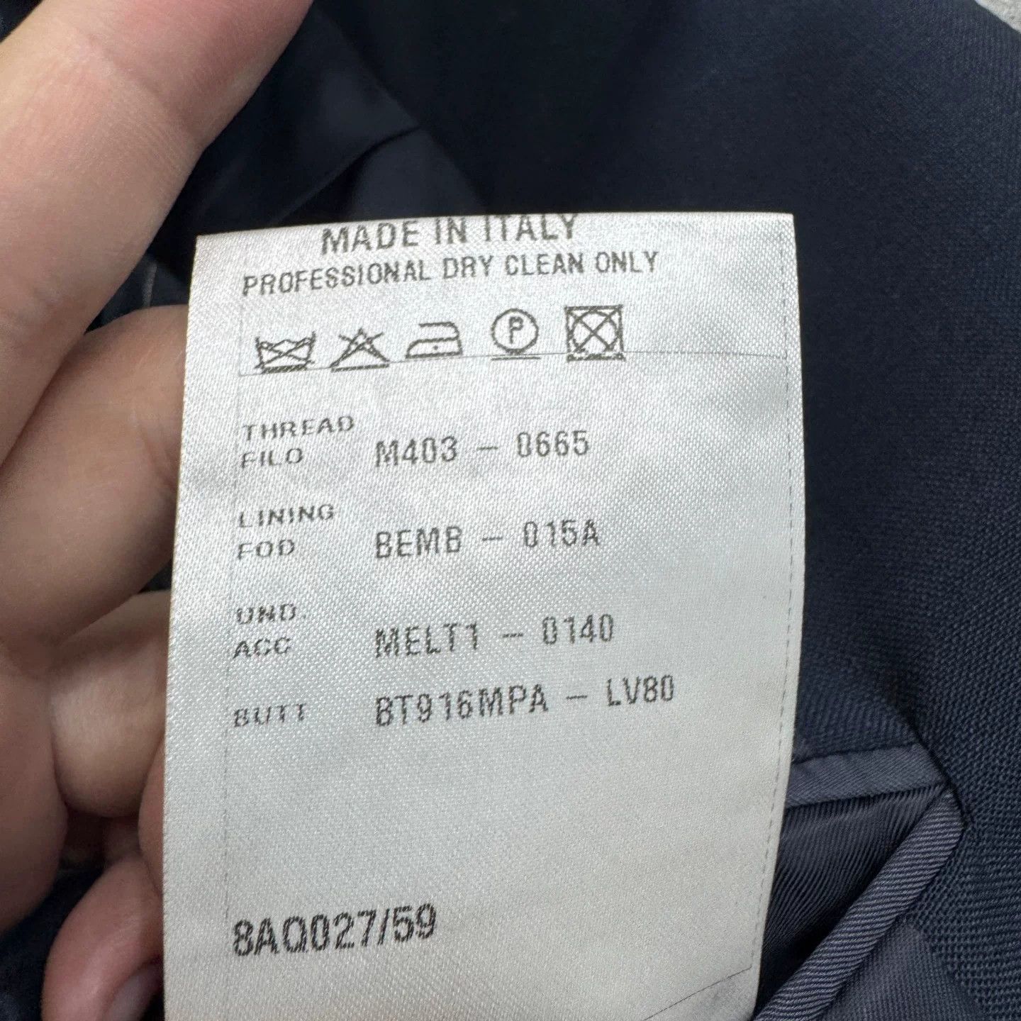 Lanvin Lanvin Wool Suit Blazer Size US S / EU 44-46 / 1 - 4 Thumbnail